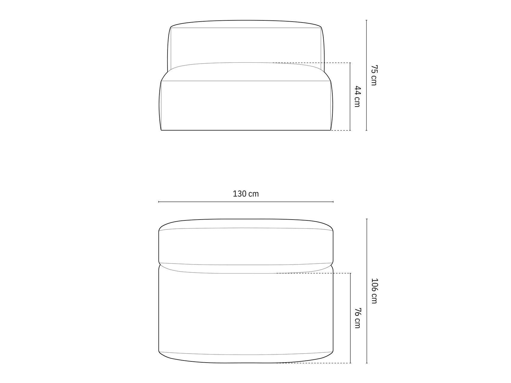 Moduļu krēsls Sorcoro 113 (Boston Ocean)