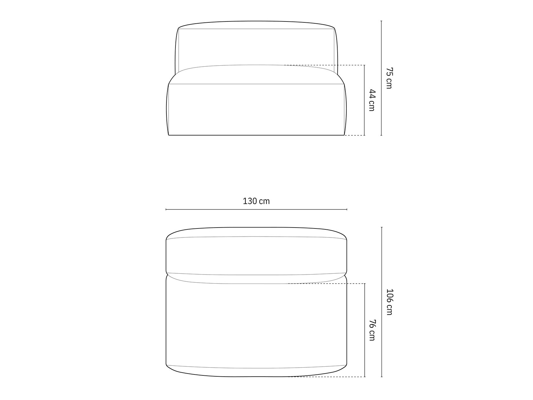 Moduļu krēsls Sorcoro 113 (Boston Water Green)