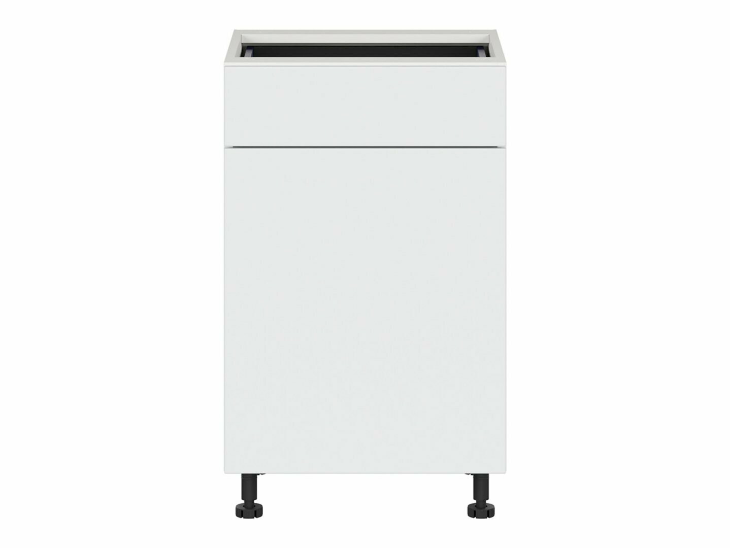 Moduļu skapis ar atvilktni un durvīm Top White 104