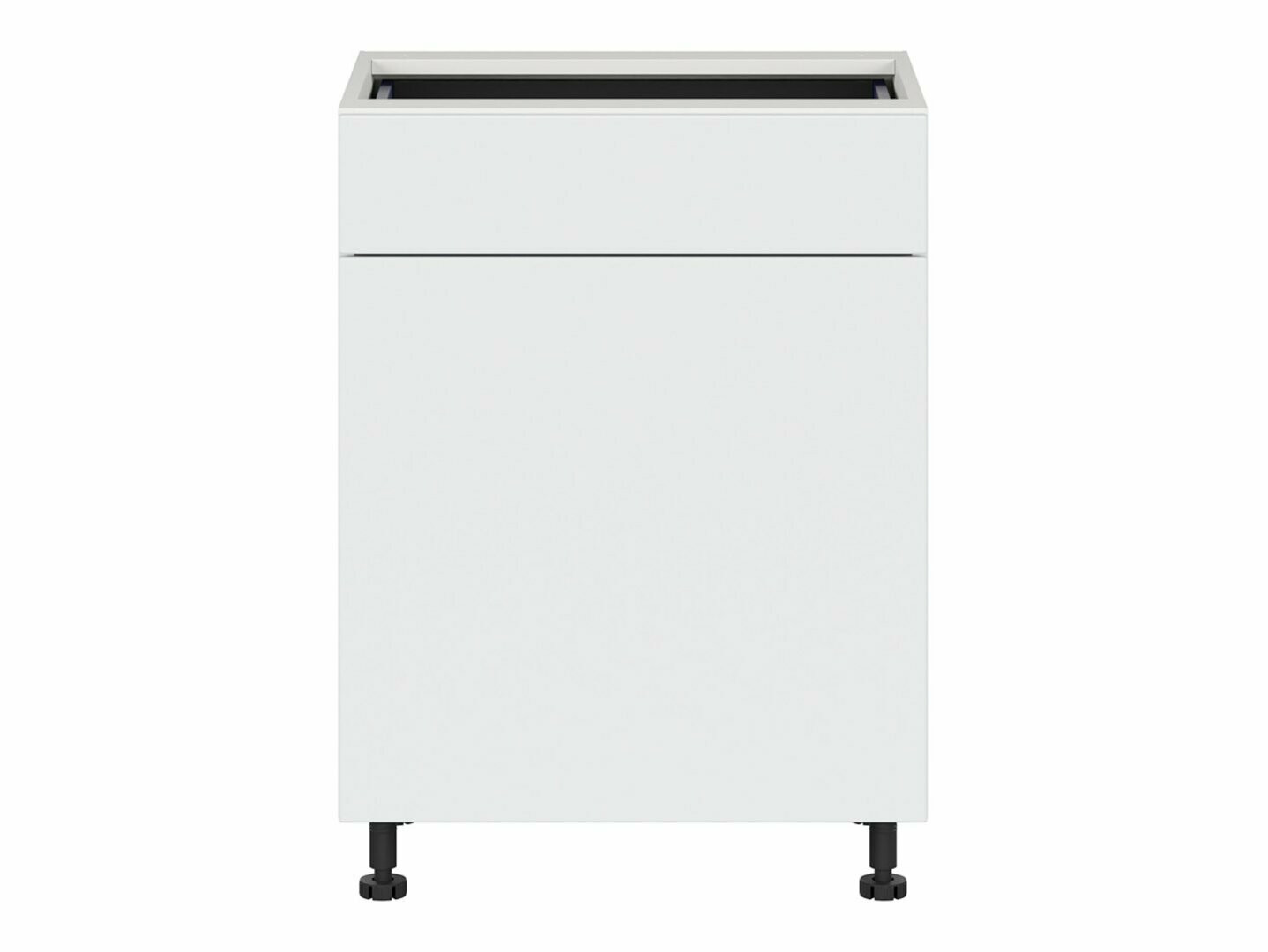 Moduļu skapis ar atvilktni un durvīm Top White 105