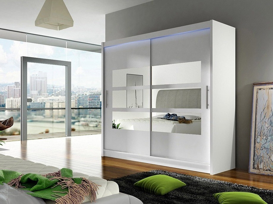 Skapis Closico 101 (Balts)