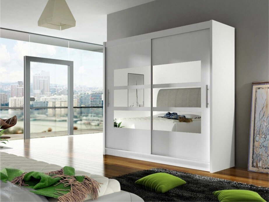 Skapis Closico 101 (Balts)