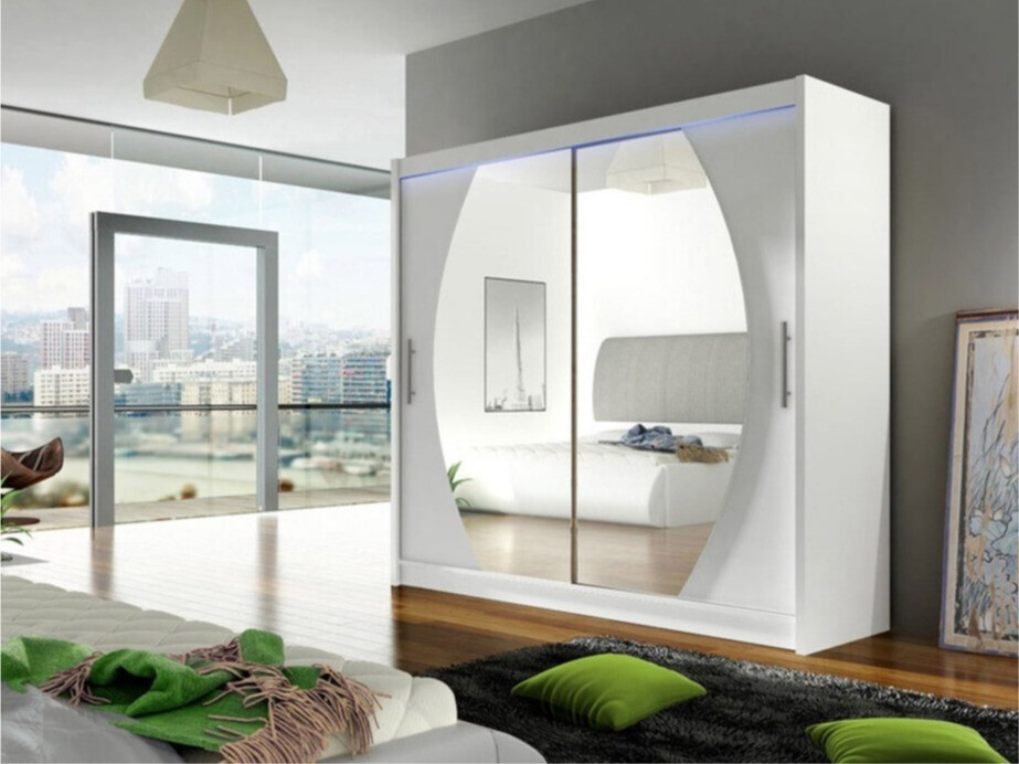 Skapis Closico 102 (Balts)