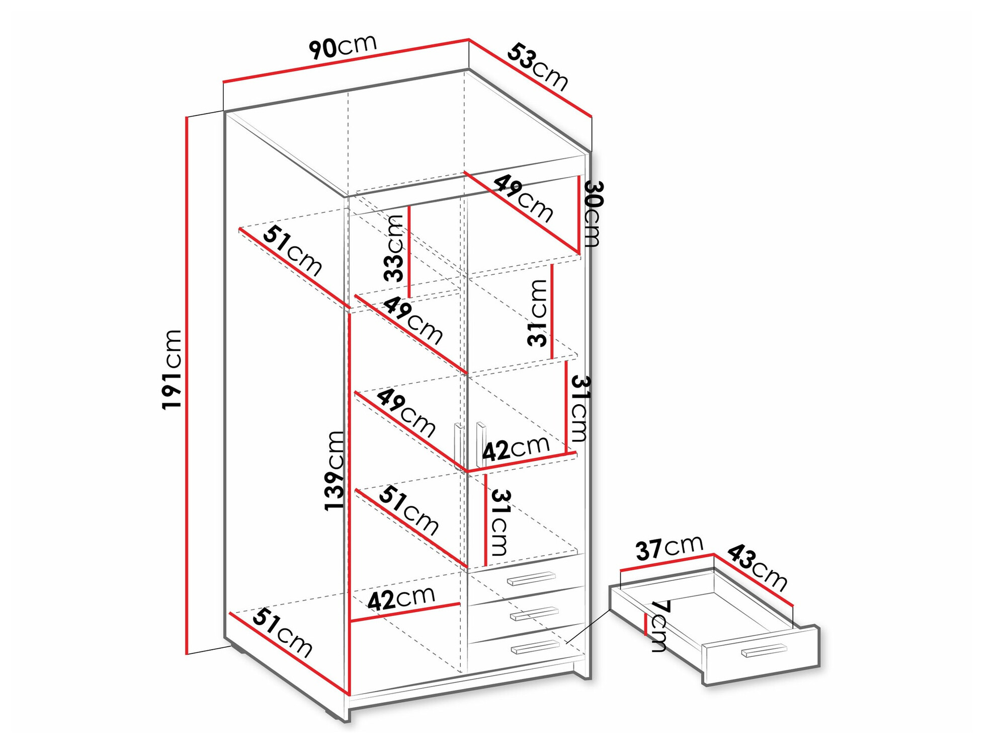 Skapis Novduni 112 (Sonomas ozols)