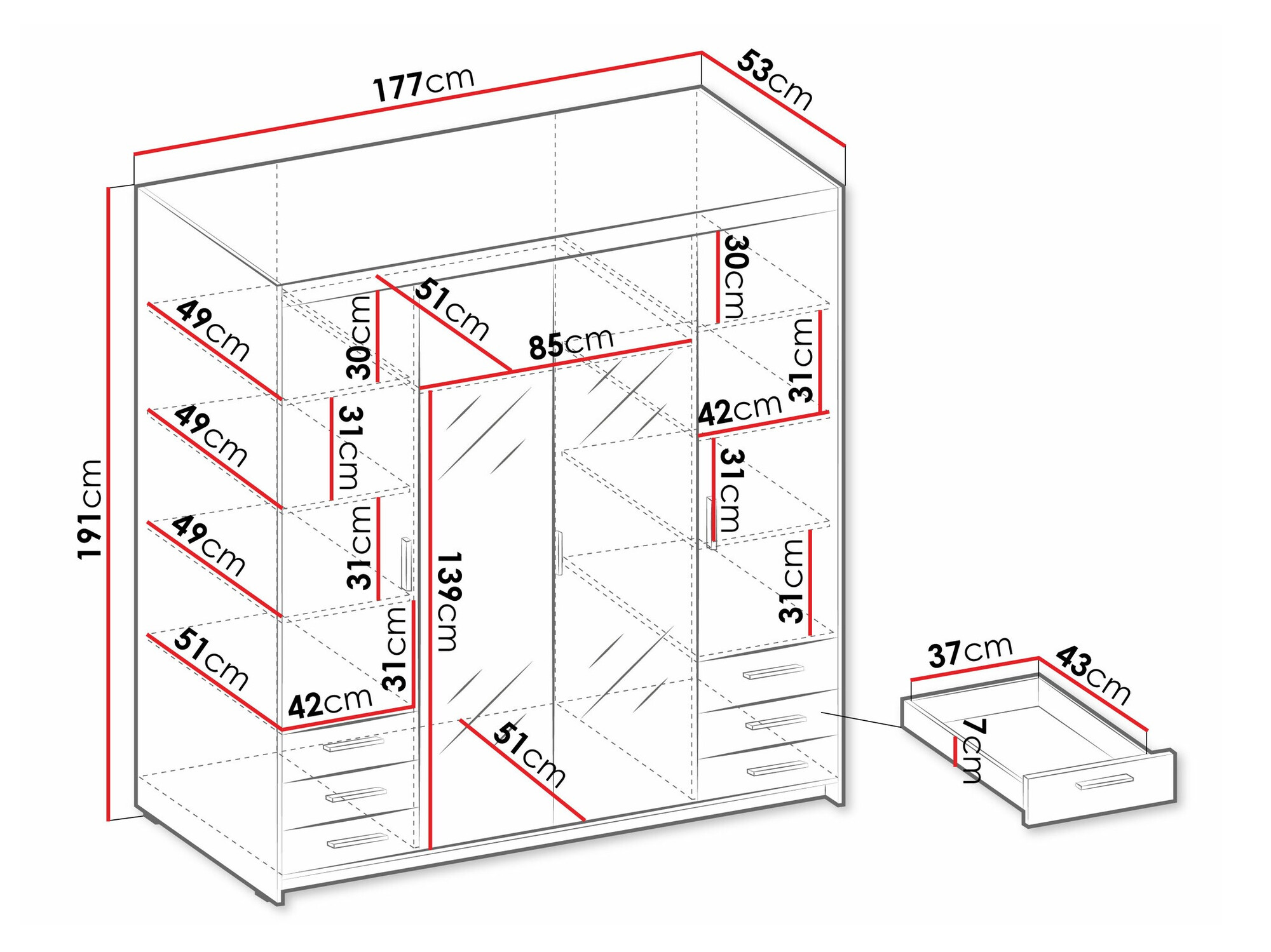 Skapis Novduni 115 (Sonomas ozols)