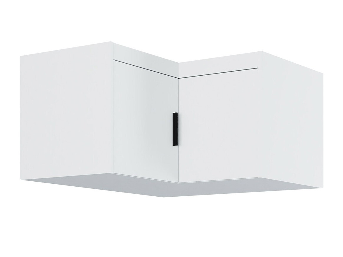 Stūra skapis Novduni 118 (Balts)