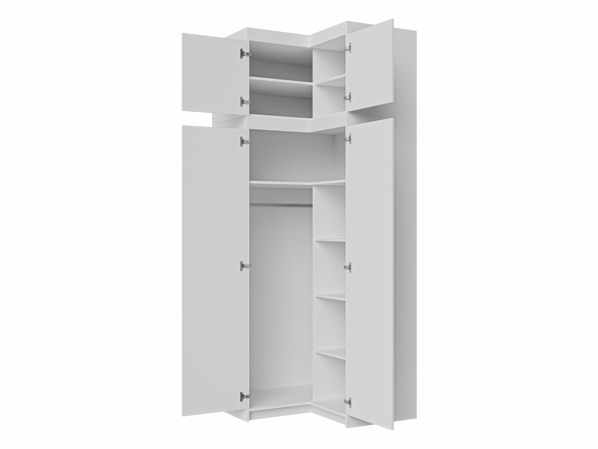 Угловой шкаф Novduni 121 (Белый)