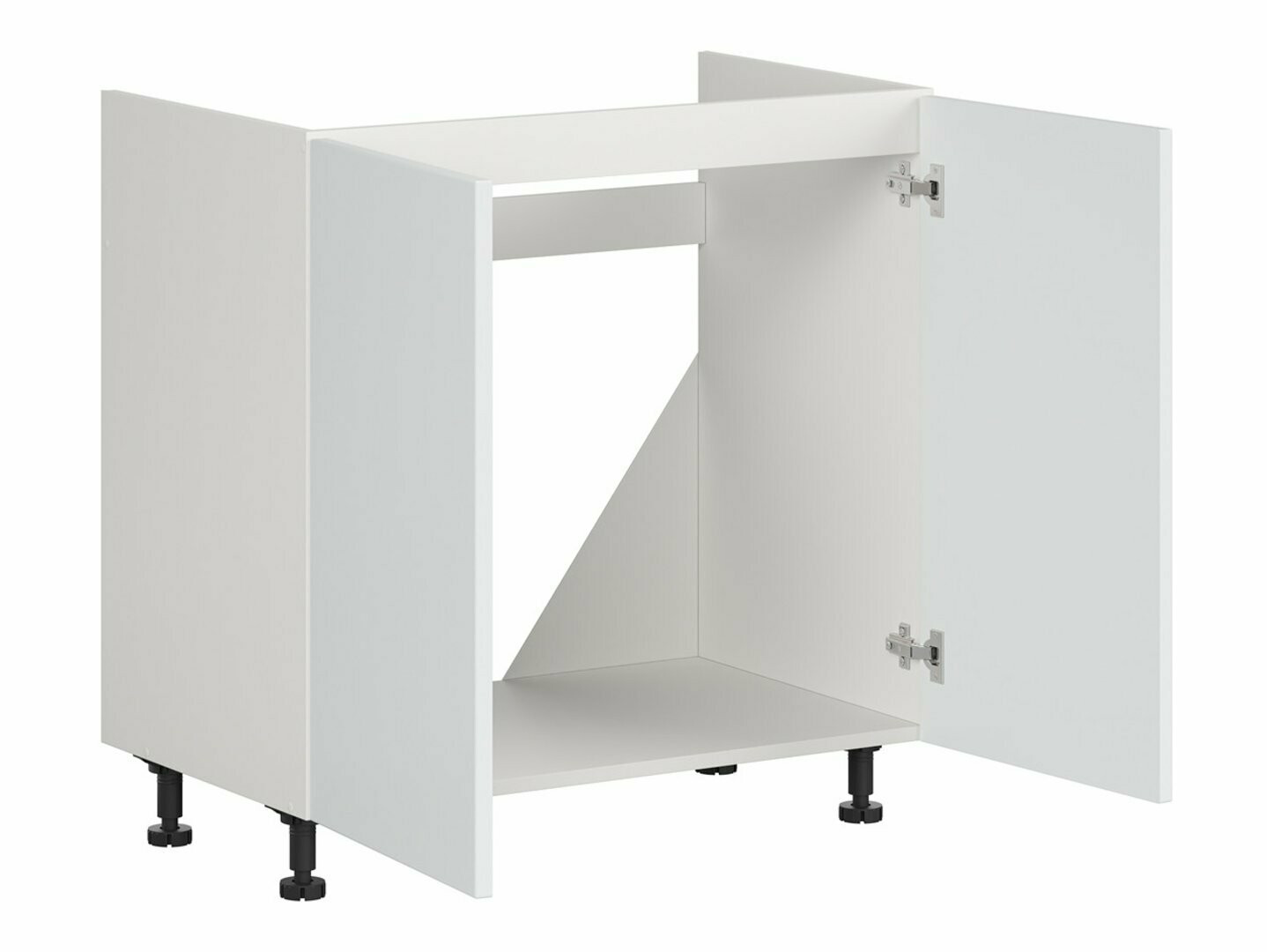 Модульный шкафчик под раковину с дверцами Top White 125