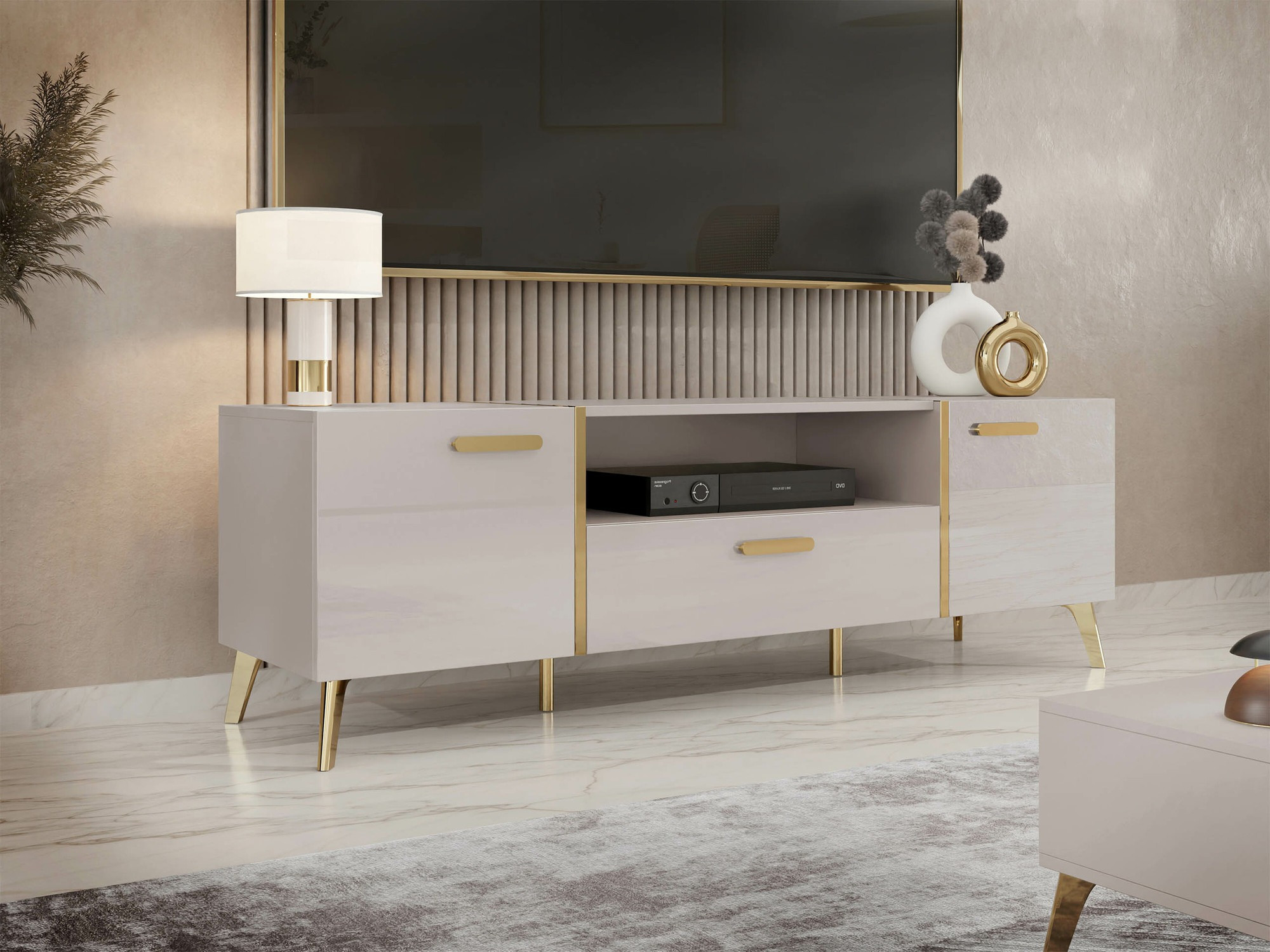 TV galds Comfivo Teslomo 113 (Kašmirs + Glancēts kašmirs)