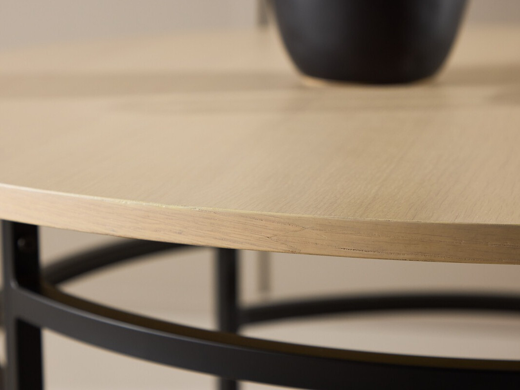 Журнальный столик Dallas 4696 (Чёрный + Светло-коричневый)