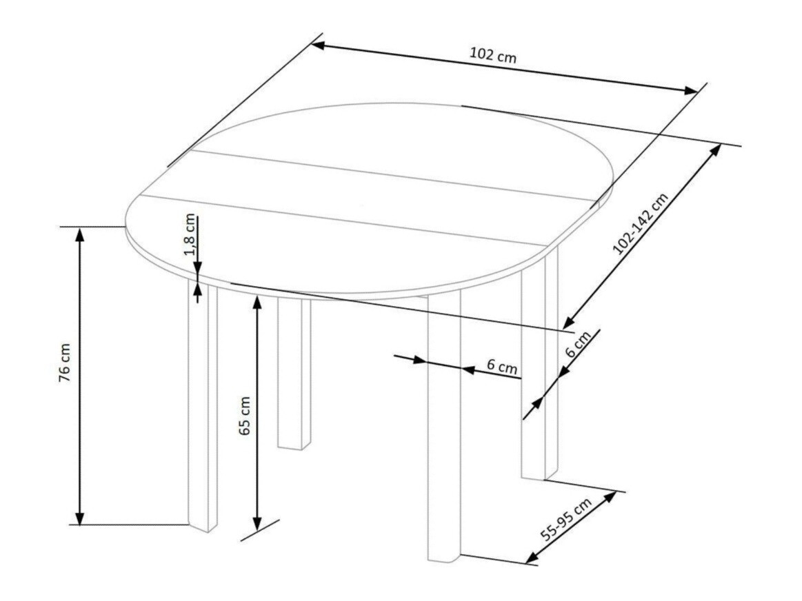 Cтол Houston 961 (Белый)