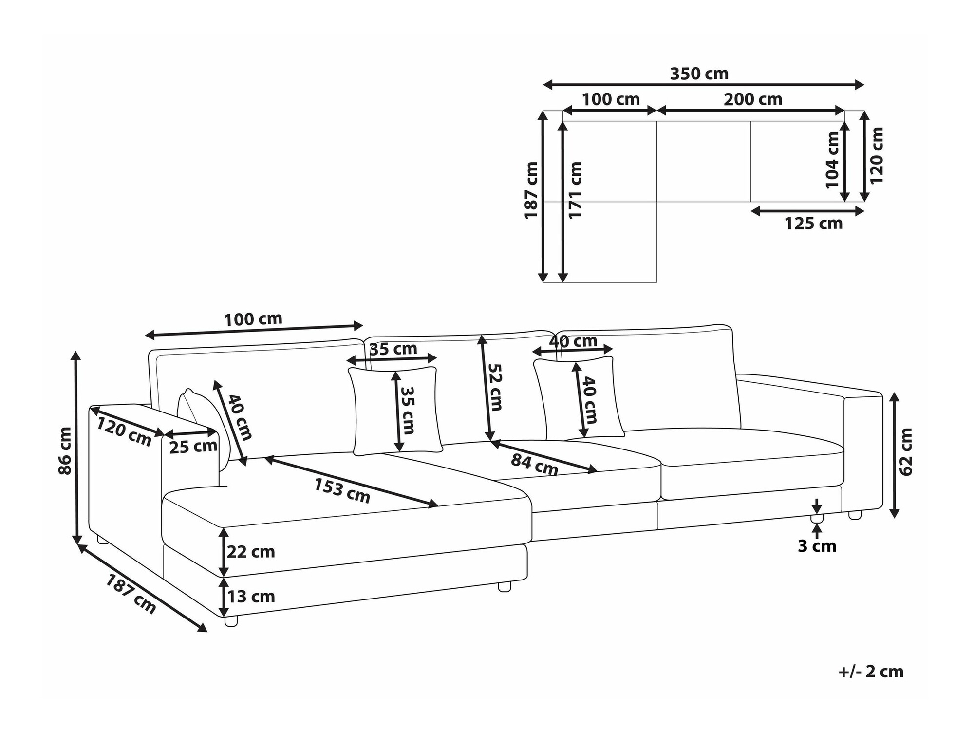 Stūra dīvāns Berwyn 2485 (Gaišs Brūns)