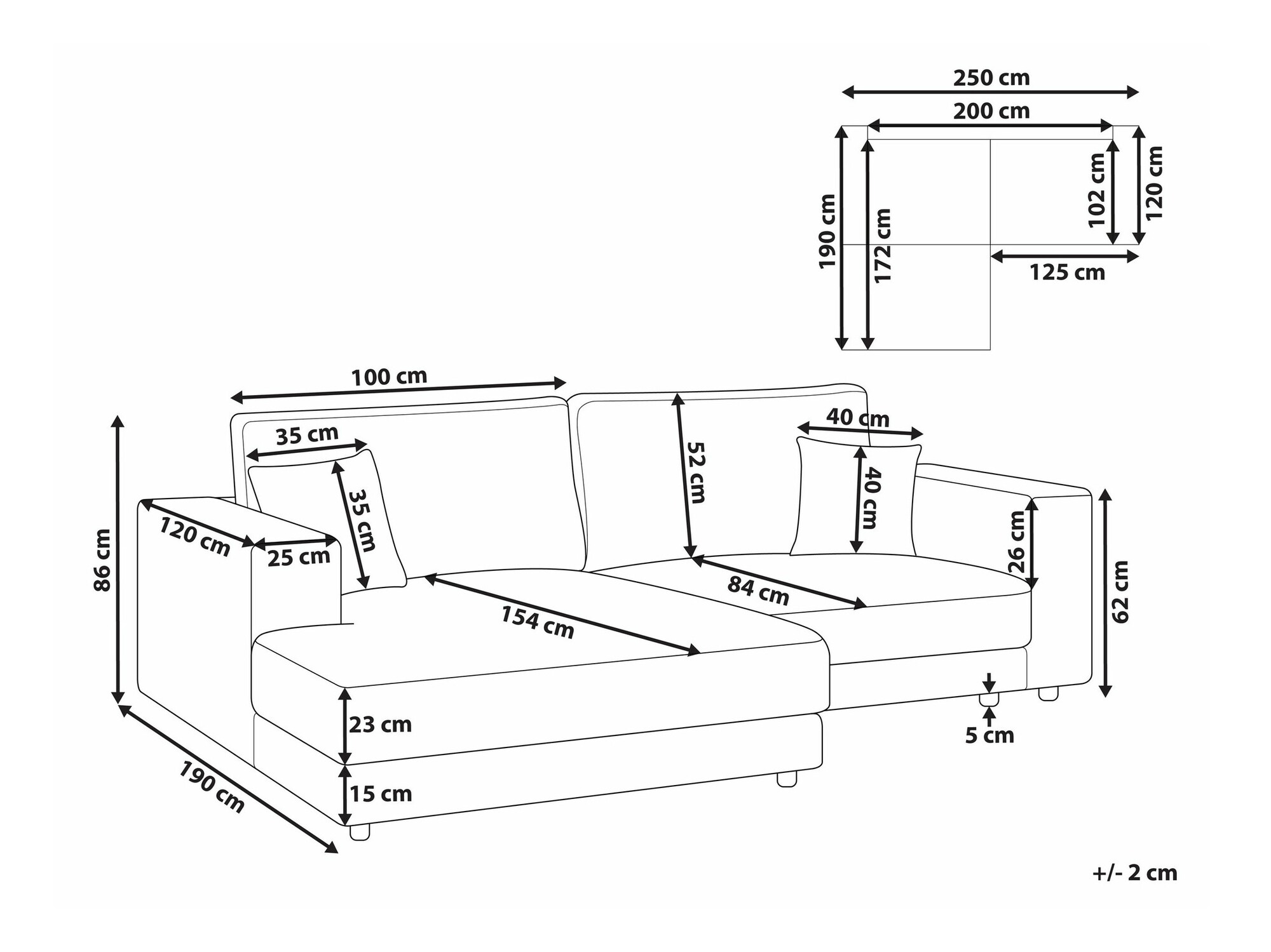 Угловой диван Berwyn 2486 (Бежевый)