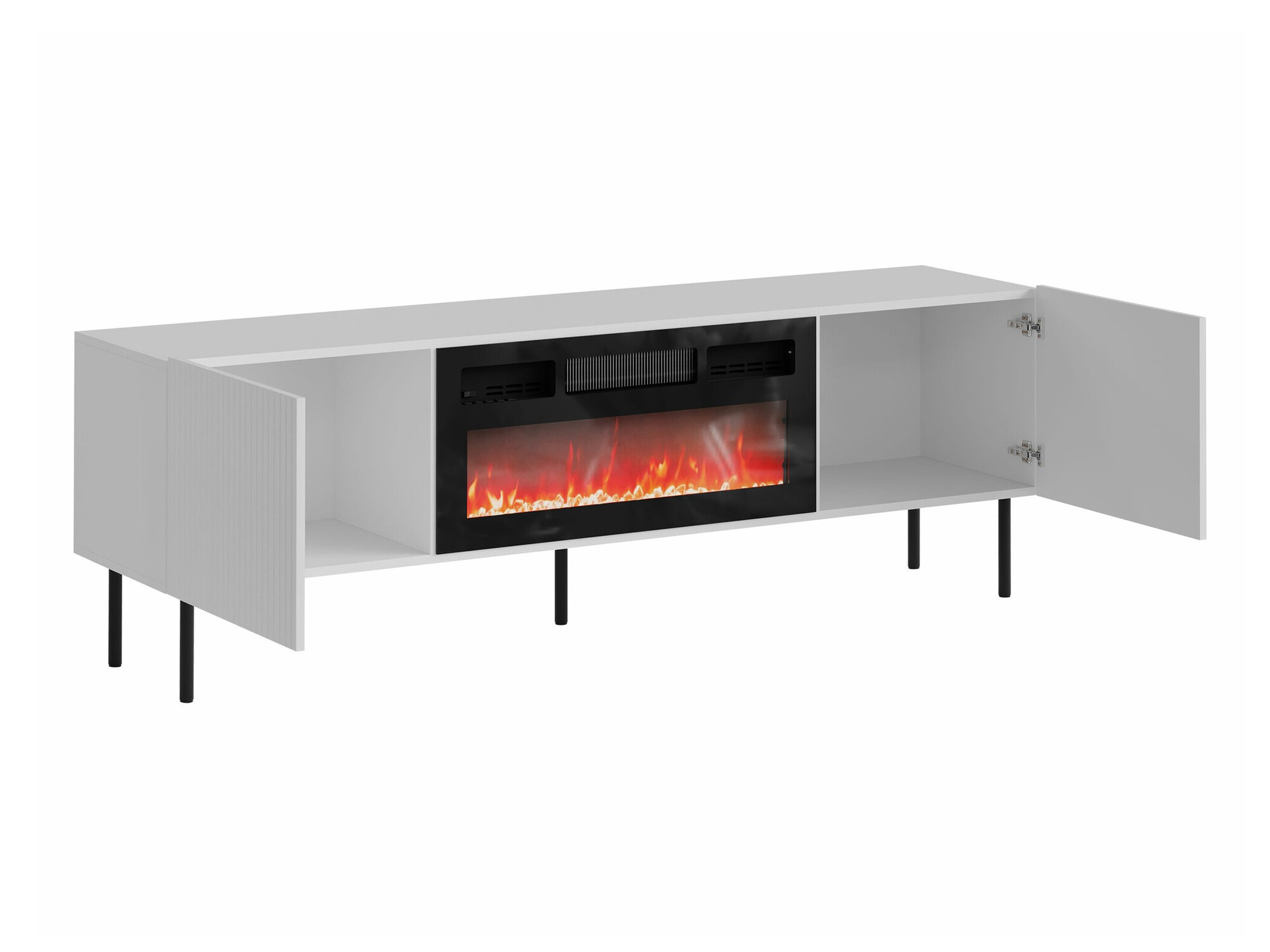 TV galds Charlotte 210 (Balts)