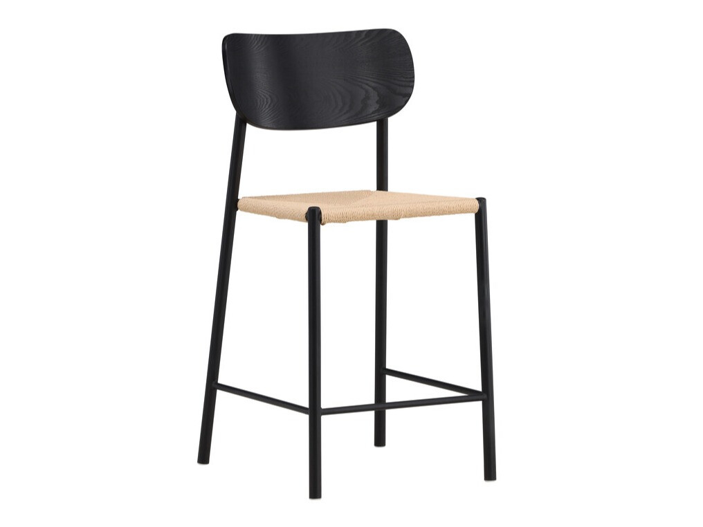 Zemais bāra krēsls Dallas 4705 (Melns + Gaiši brūns)