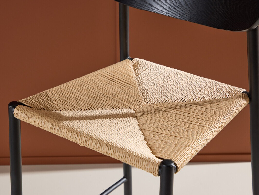 Zemais bāra krēsls Dallas 4705 (Melns + Gaiši brūns)