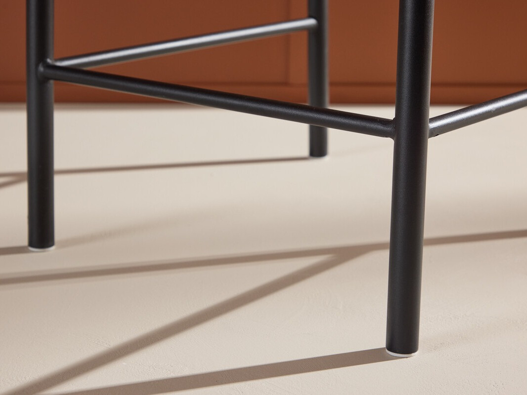 Zemais bāra krēsls Dallas 4705 (Melns + Gaiši brūns)