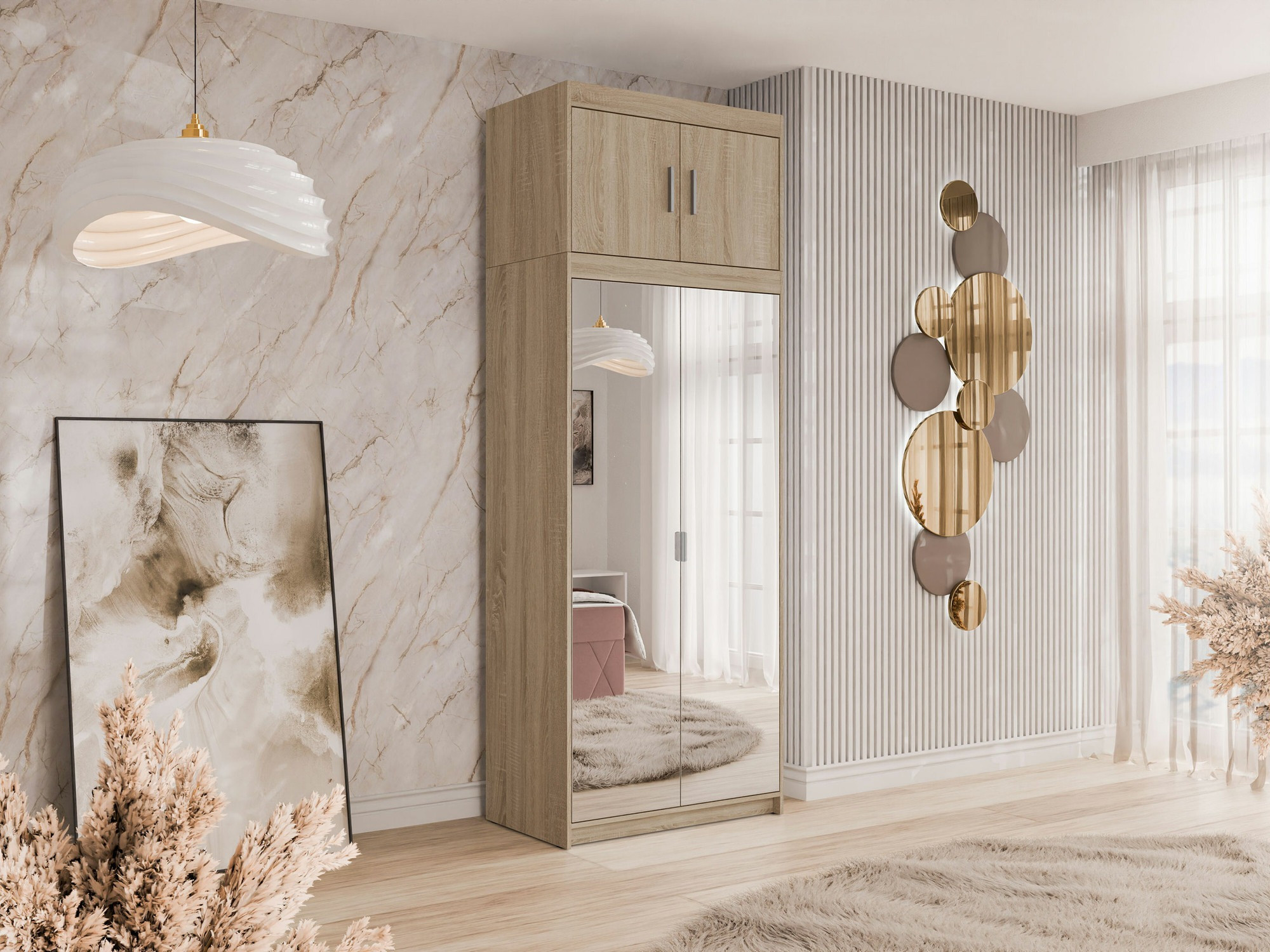 Шкаф Novduni 119 (Сонома Дуб)