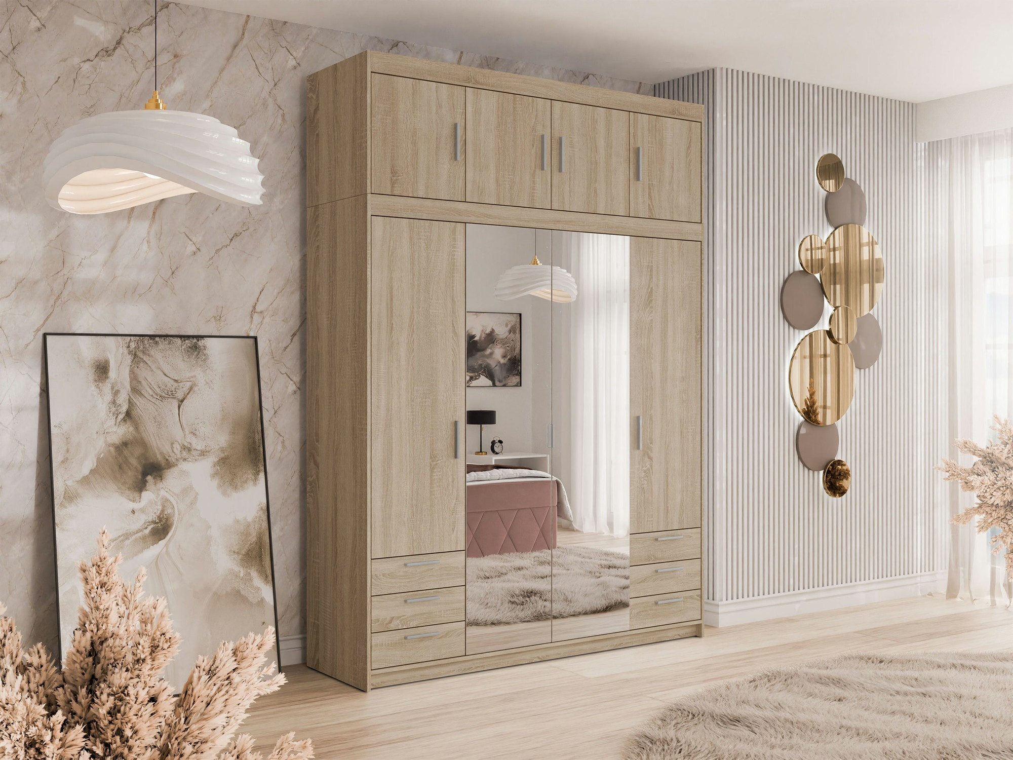 Шкаф Novduni 120 (Сонома Дуб)