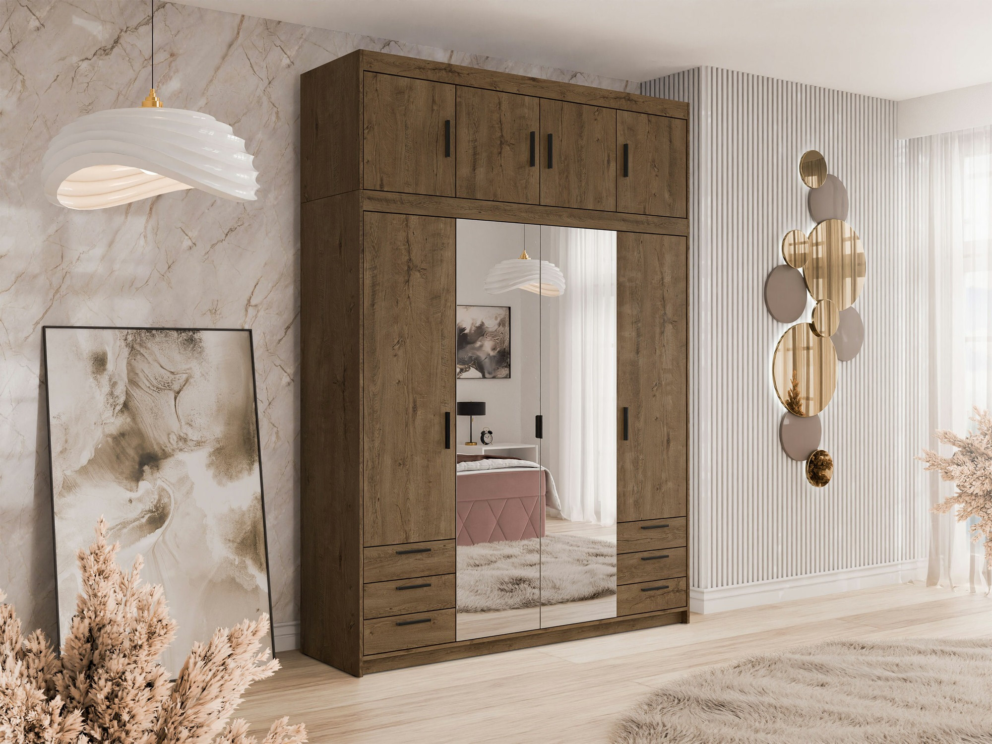 Skapis Novduni 120 (Lefkas ozols)