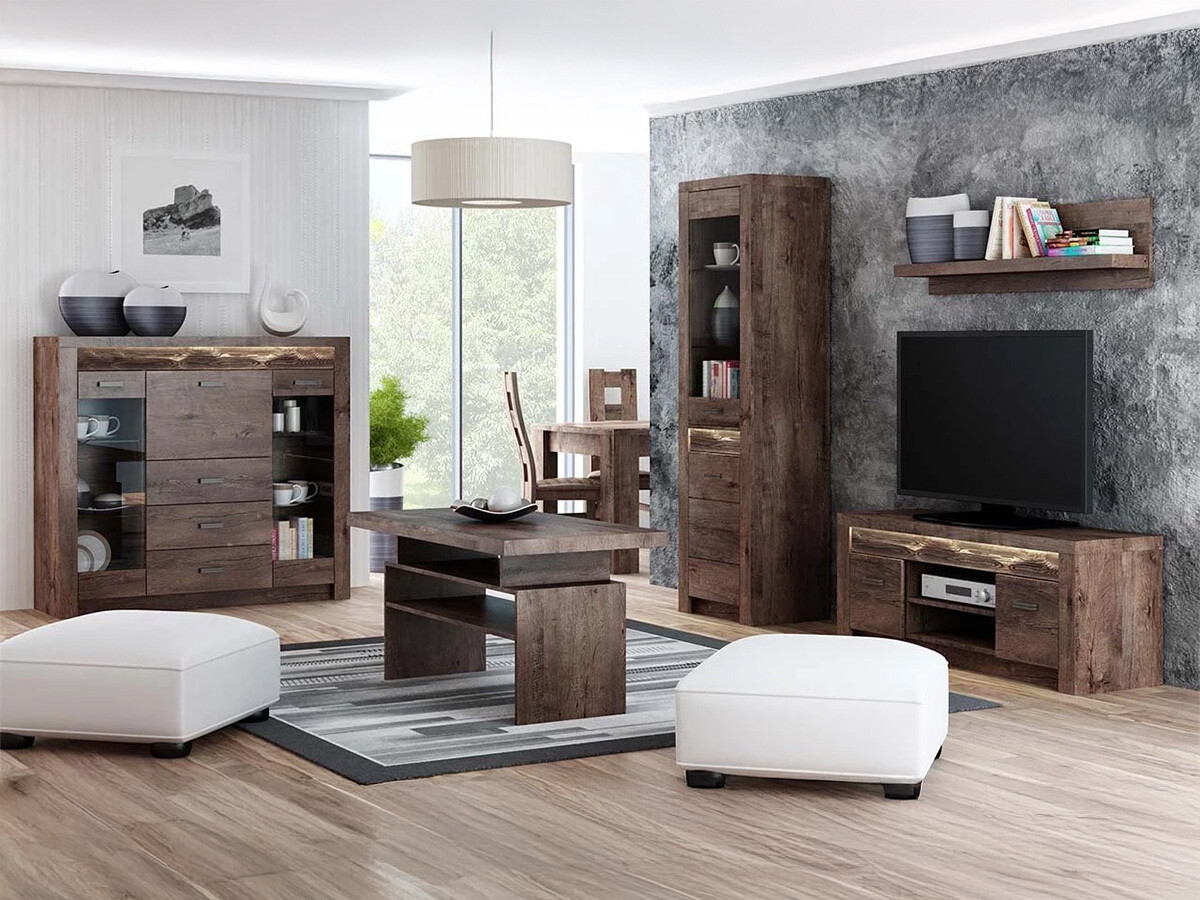 TV galds Serfeno 106 (Tumši pelni)