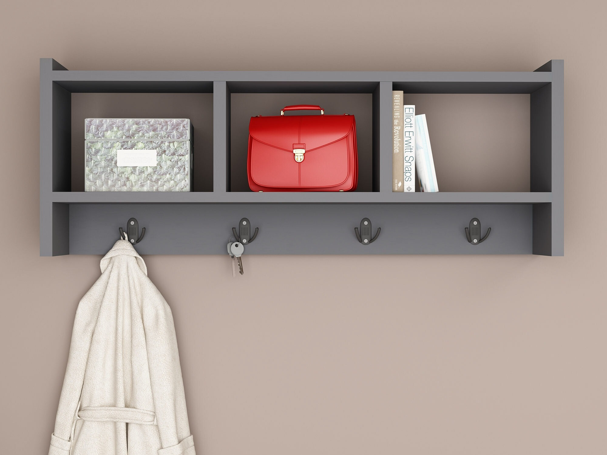 Вешалка Asheboro 163 (Антрацит)