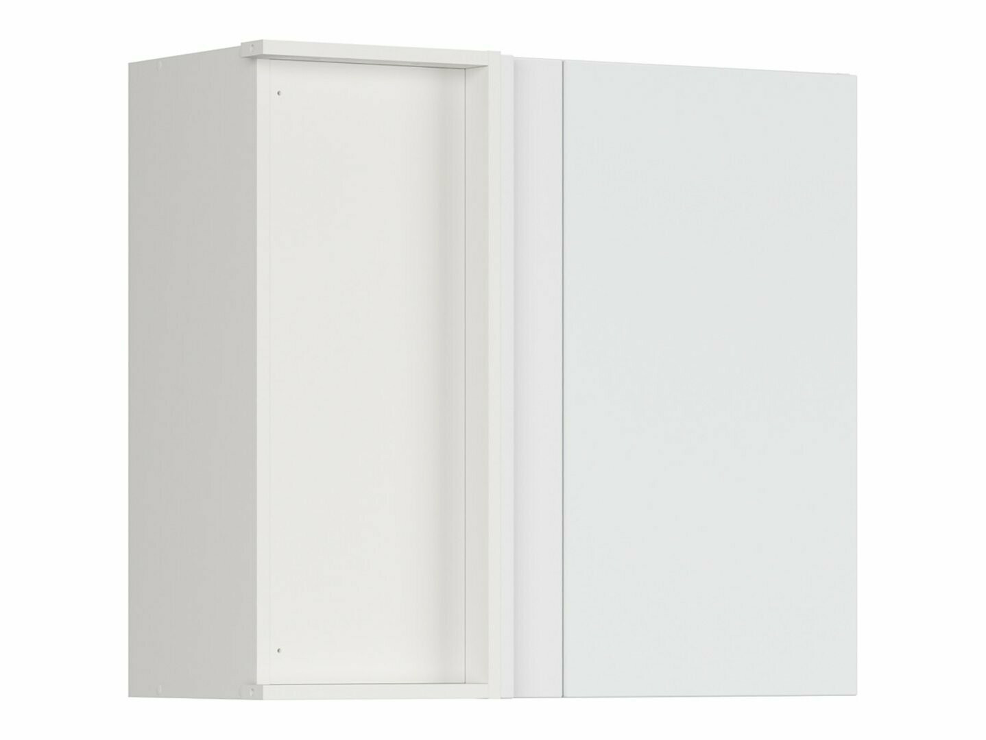 Модульный настенный угловой шкафчик Top White 155