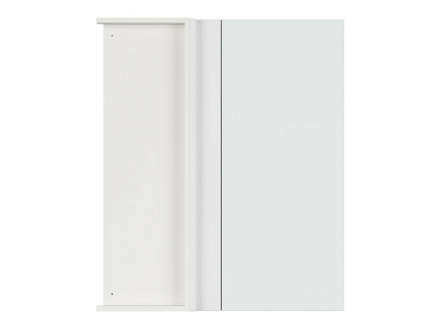 Модульный настенный угловой шкафчик Top White 156