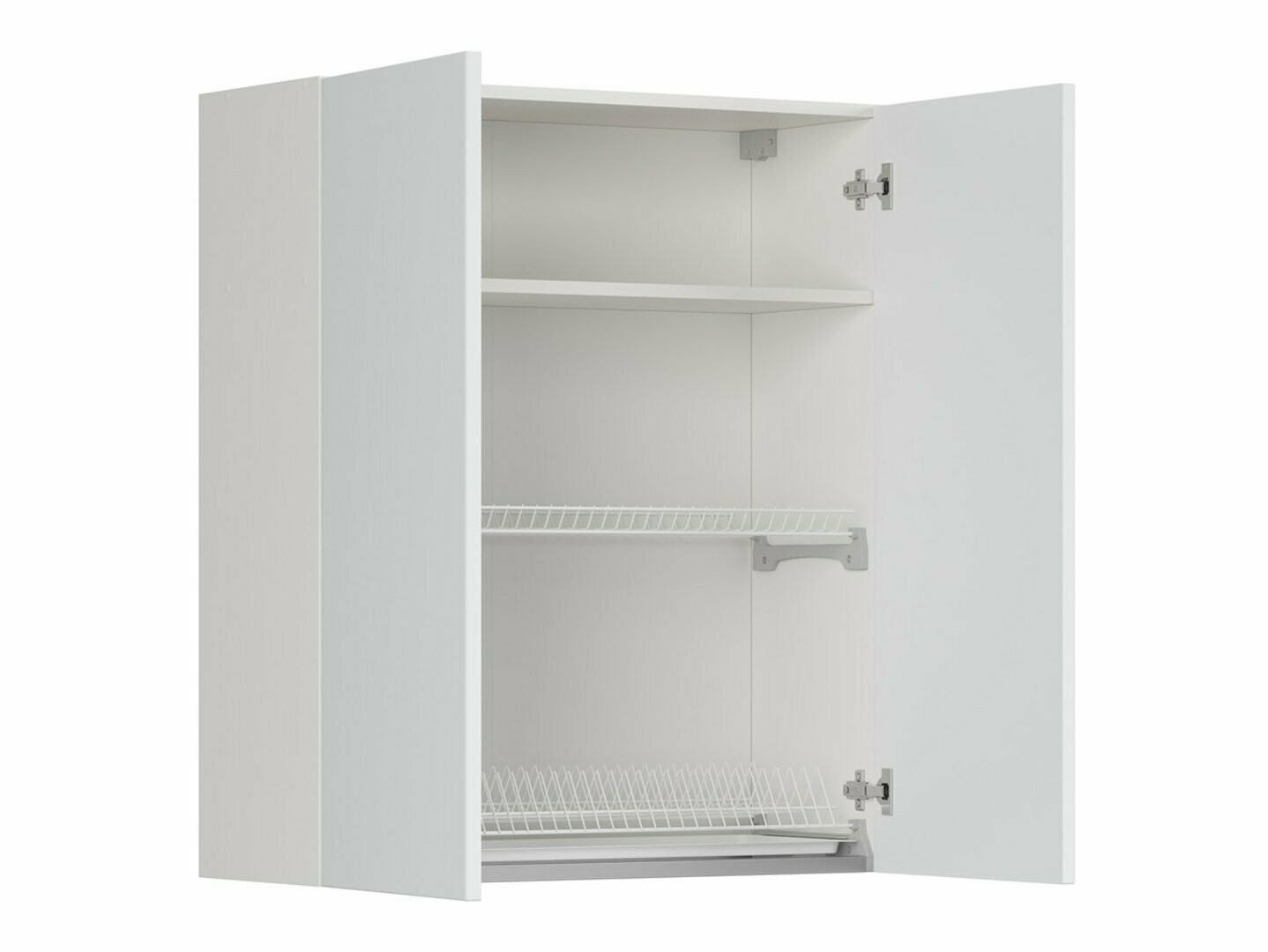 Moduļu piekarams skapis ar trauku žāvētāju Top White 154