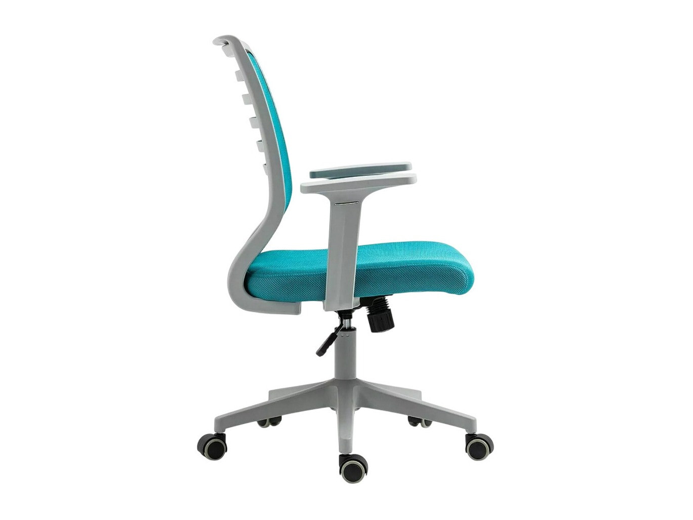 Офисный стул Detroit 694 (Серый + Бирюзовый)