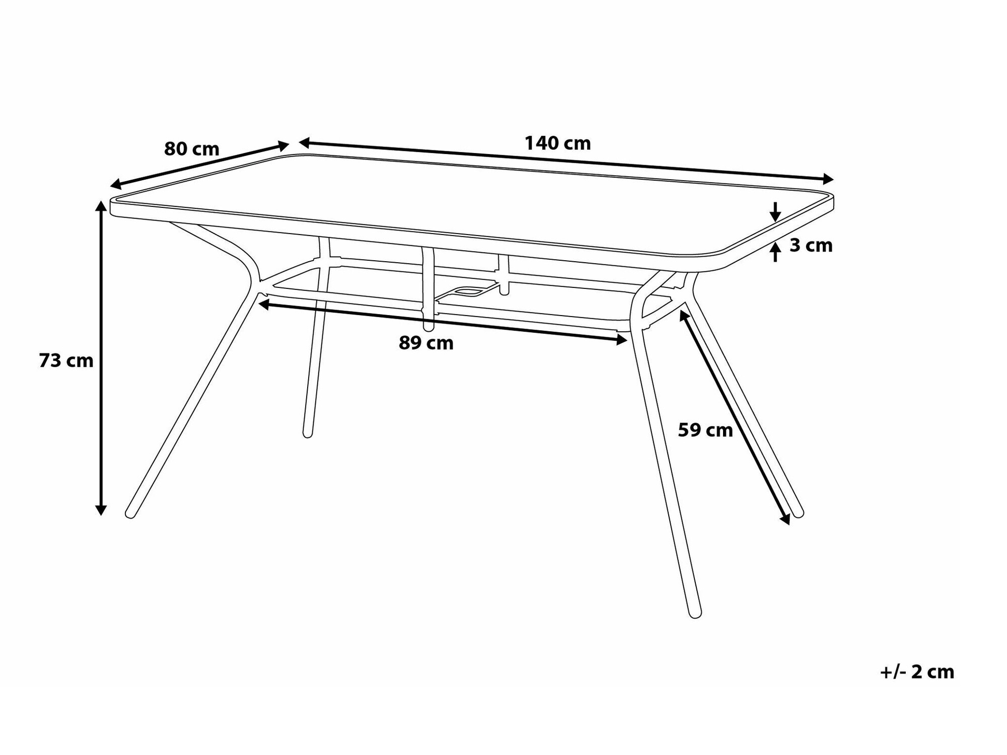 Galds un krēslu komplekts Berwyn 2499