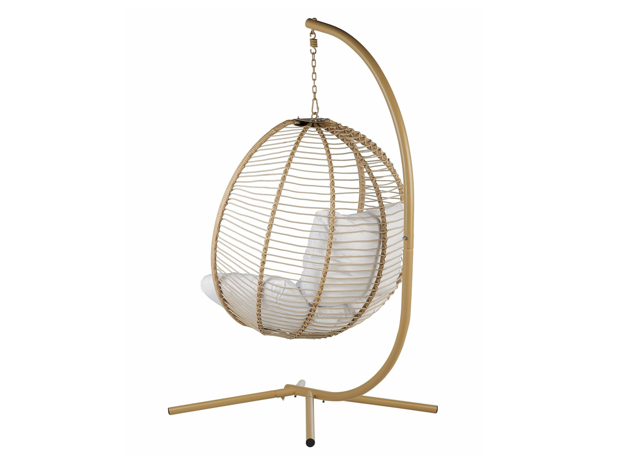 Piekaramais krēsls Berwyn 2502 (Bēšs + Balts)