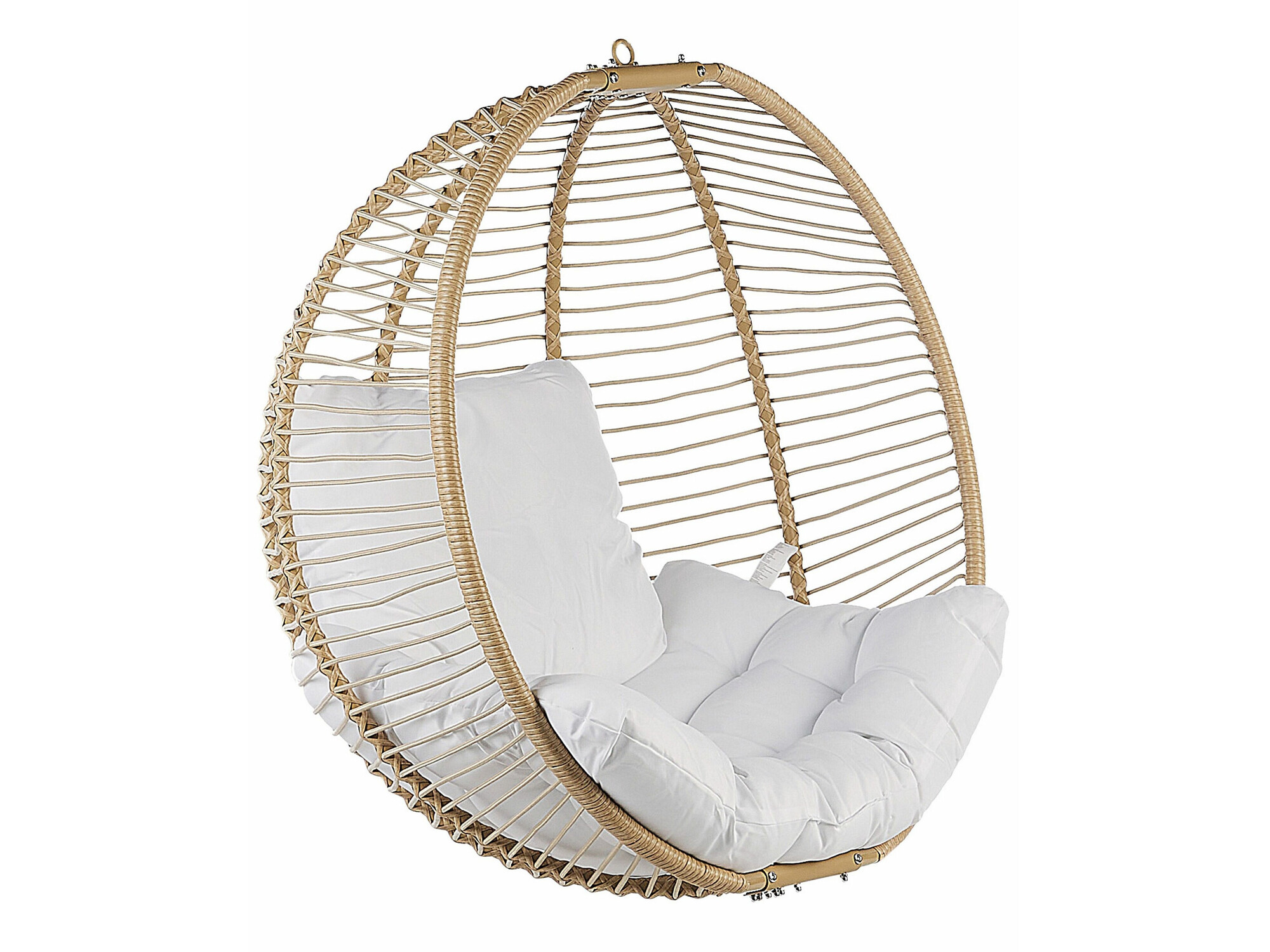 Piekaramais krēsls Berwyn 2502 (Bēšs + Balts)