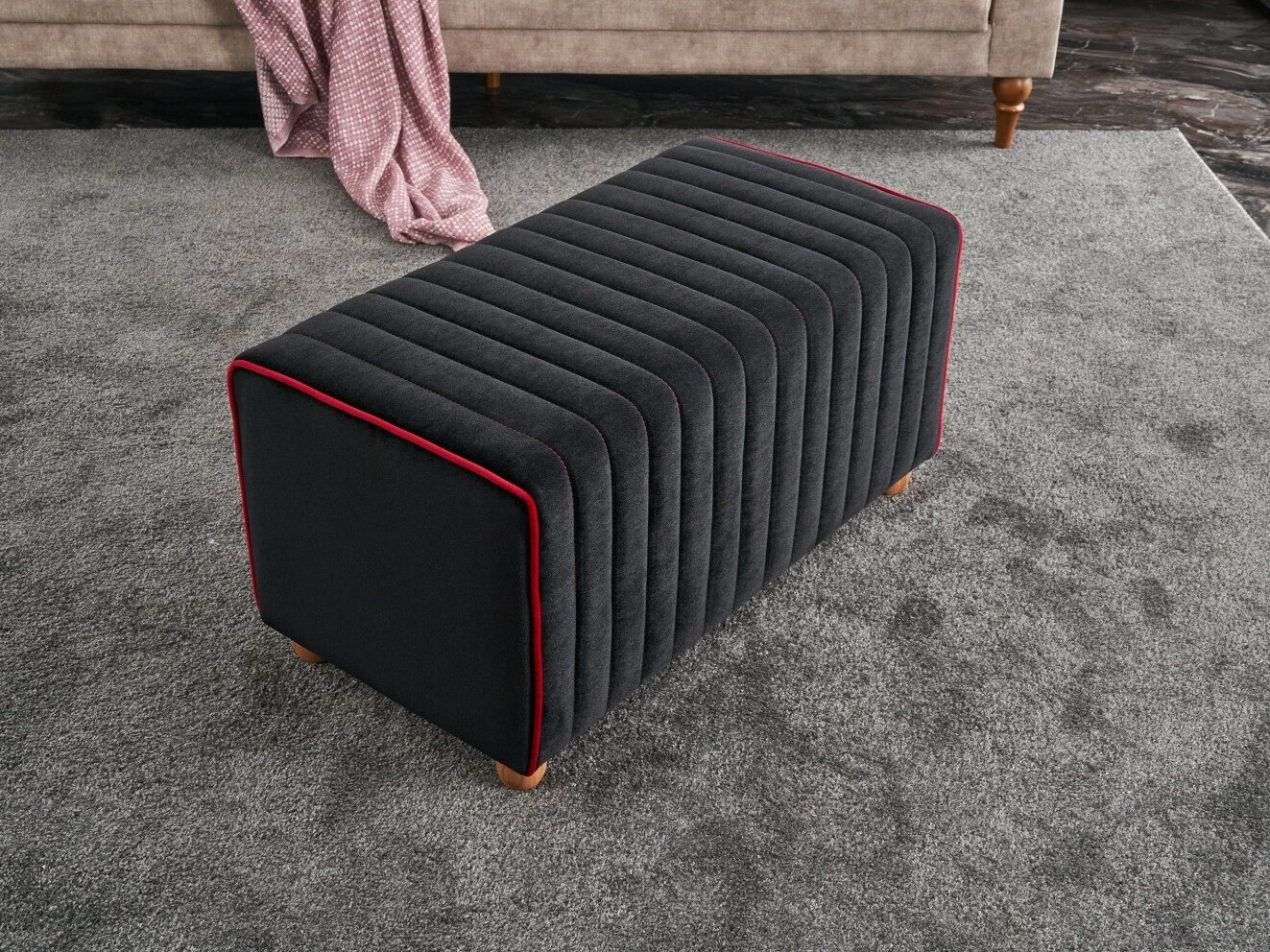 Pufs Altadena 595 (Antracīts)