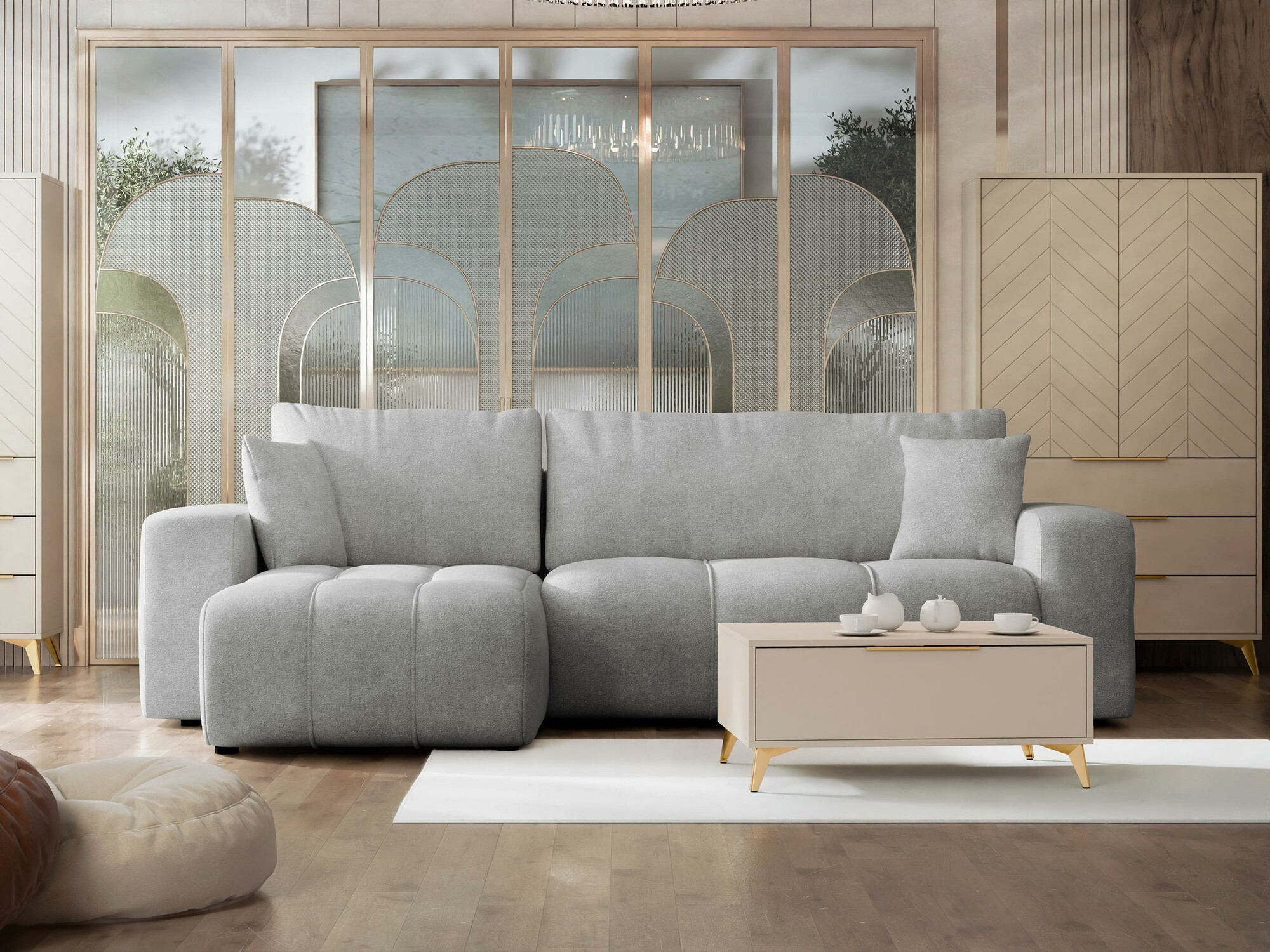 Stūra dīvāns Comfivo 361 (Velo 633)