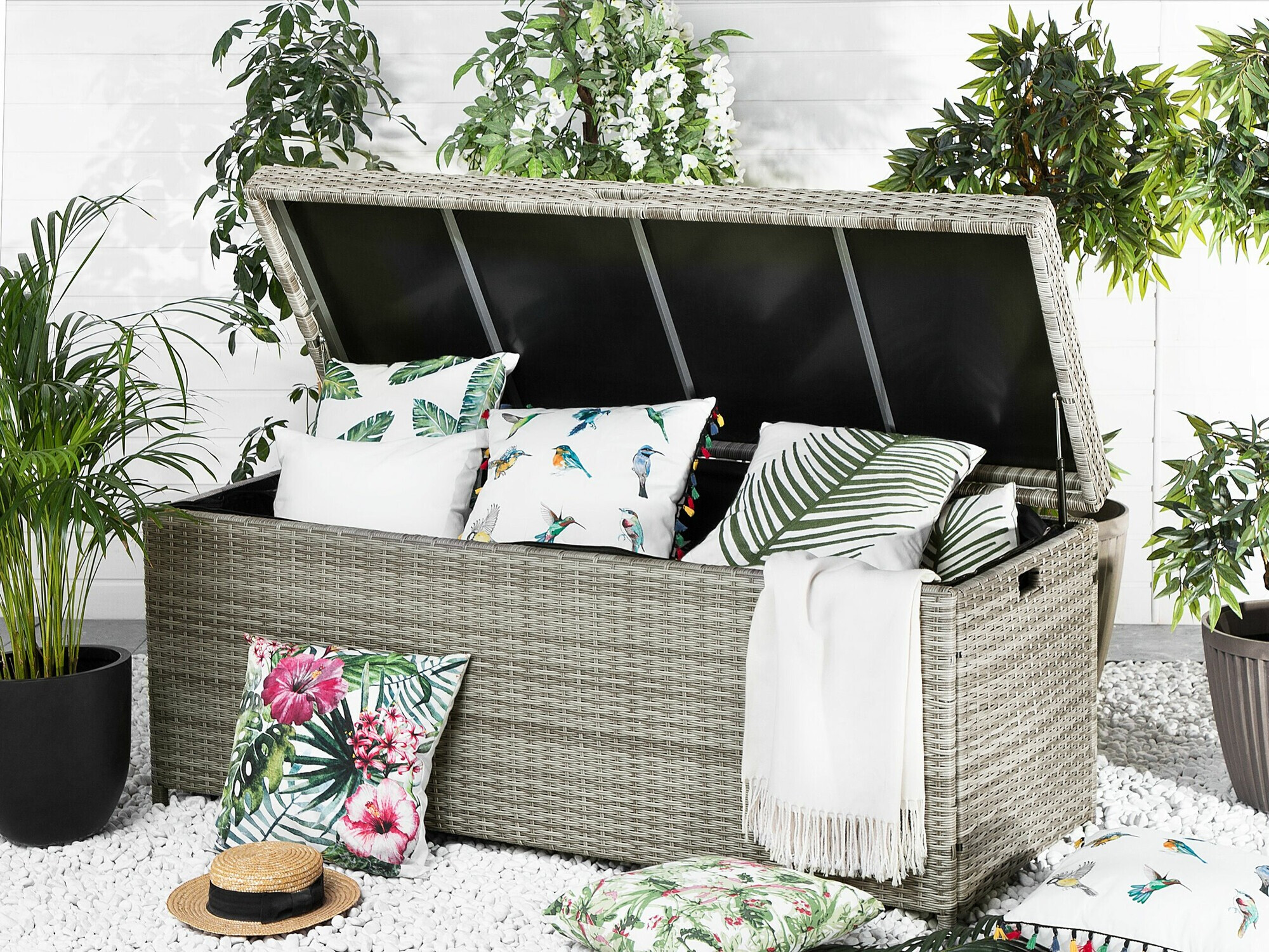 Dārza uzglabāšanas kaste Berwyn 2507 (Pelēks)