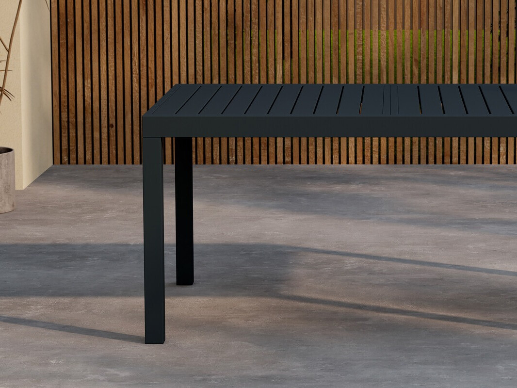 Dārza galds Dallas 4716 (Melns)