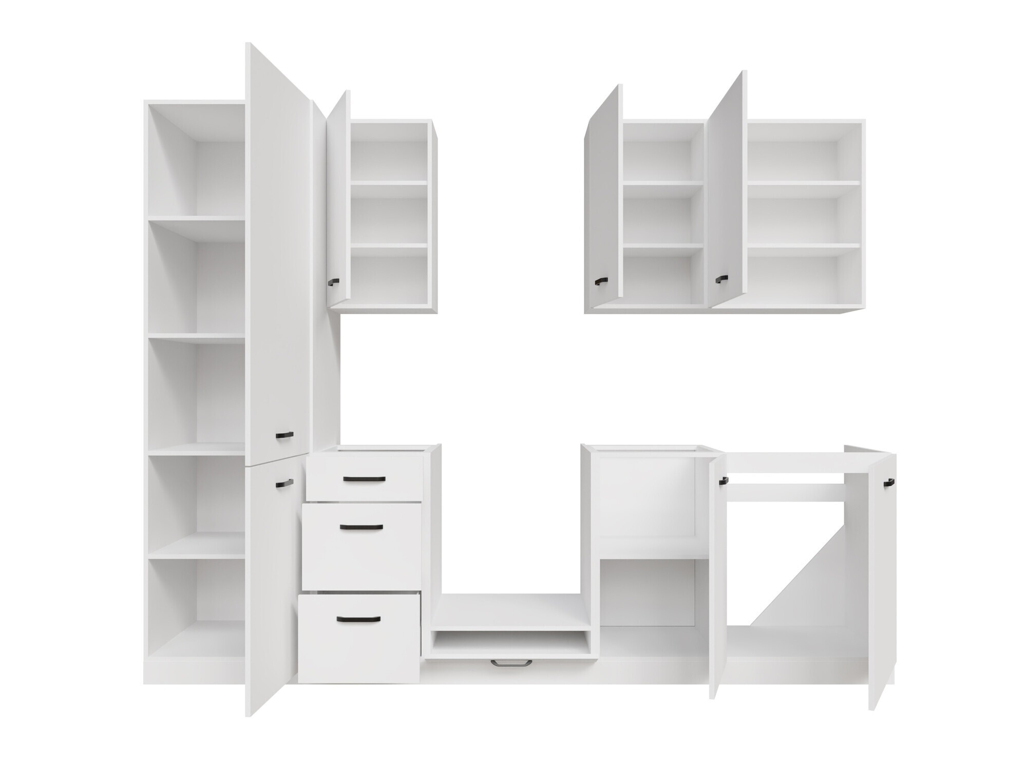 Модульный кухонный гарнитур Top White 167