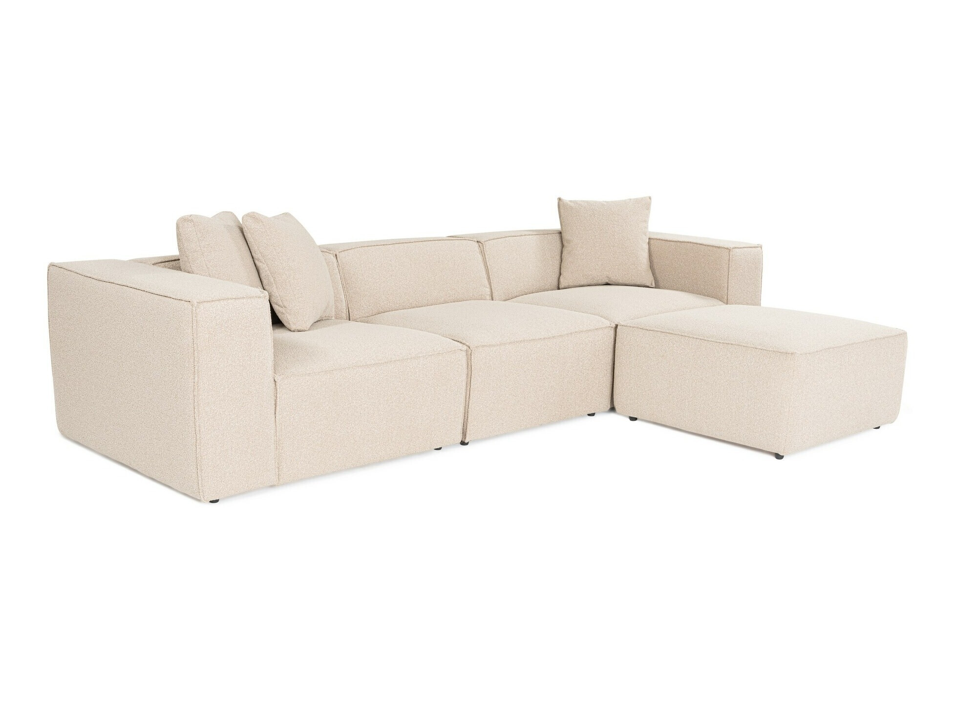 Модульный угловой диван Fivsoi 102 (Бежевый)