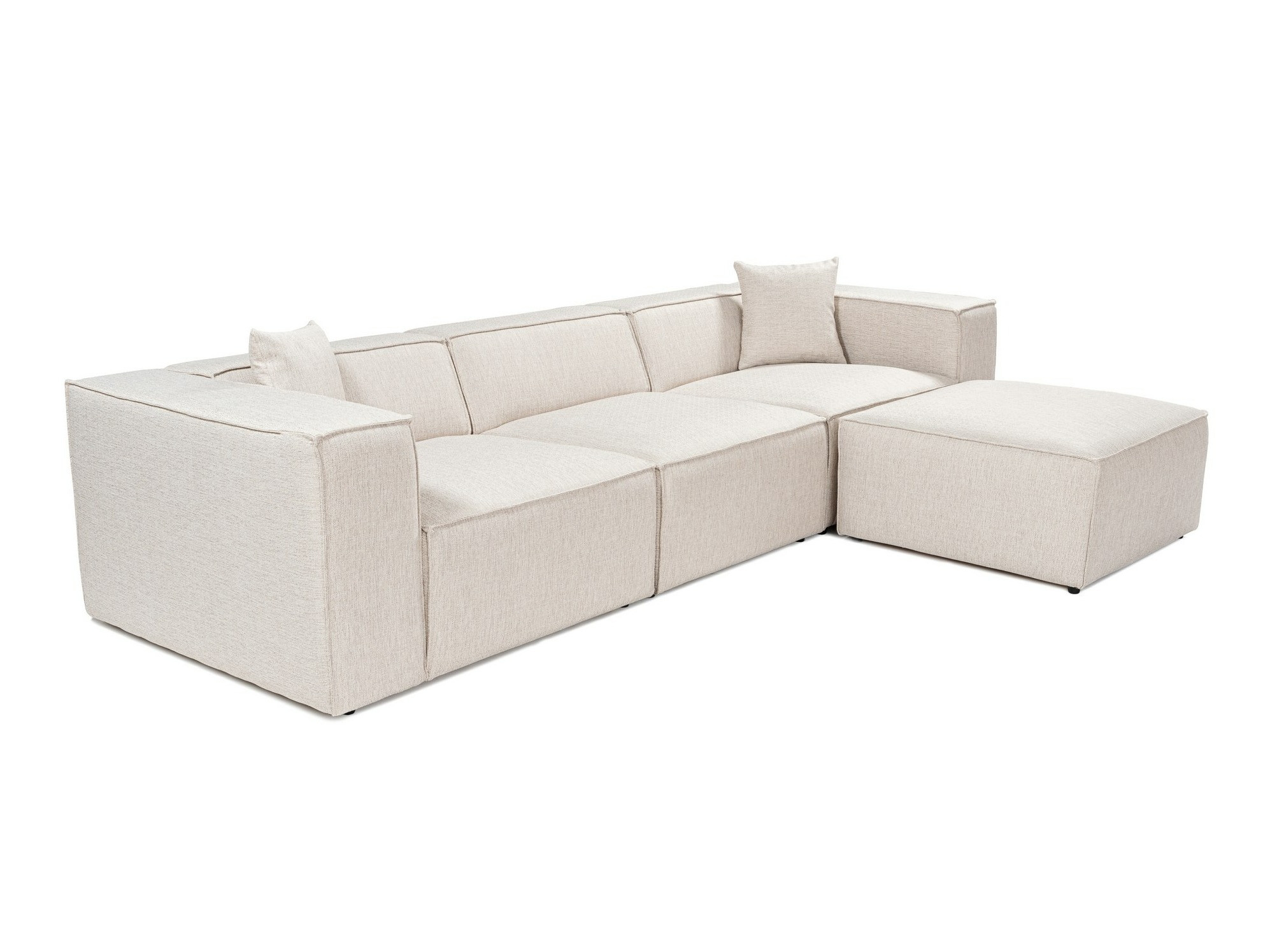 Модульный угловой диван Fivsoi 102 (Светло-коричневый)