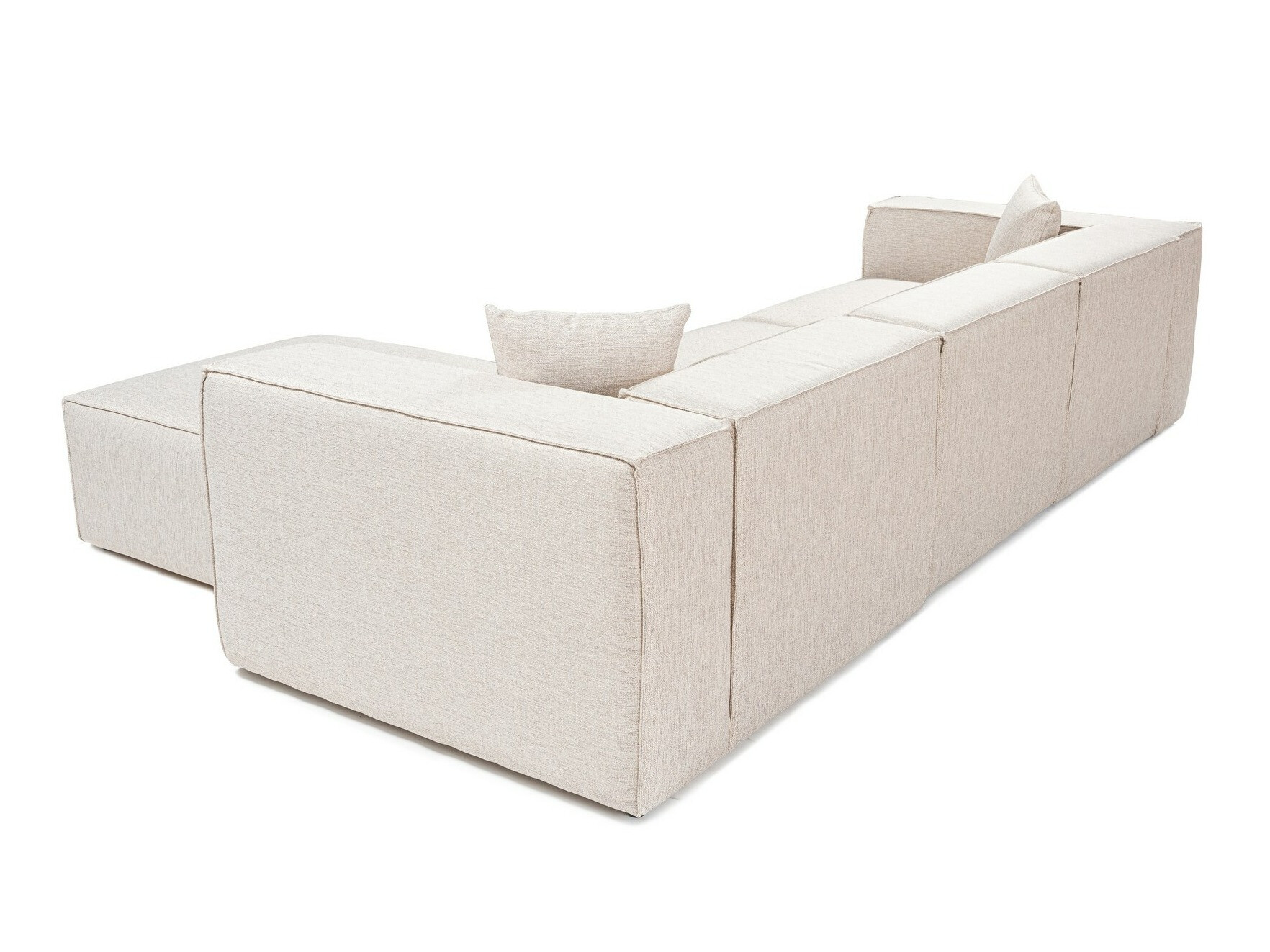 Moduļu stūra dīvāns Fivsoi 102 (Gaiši brūns)