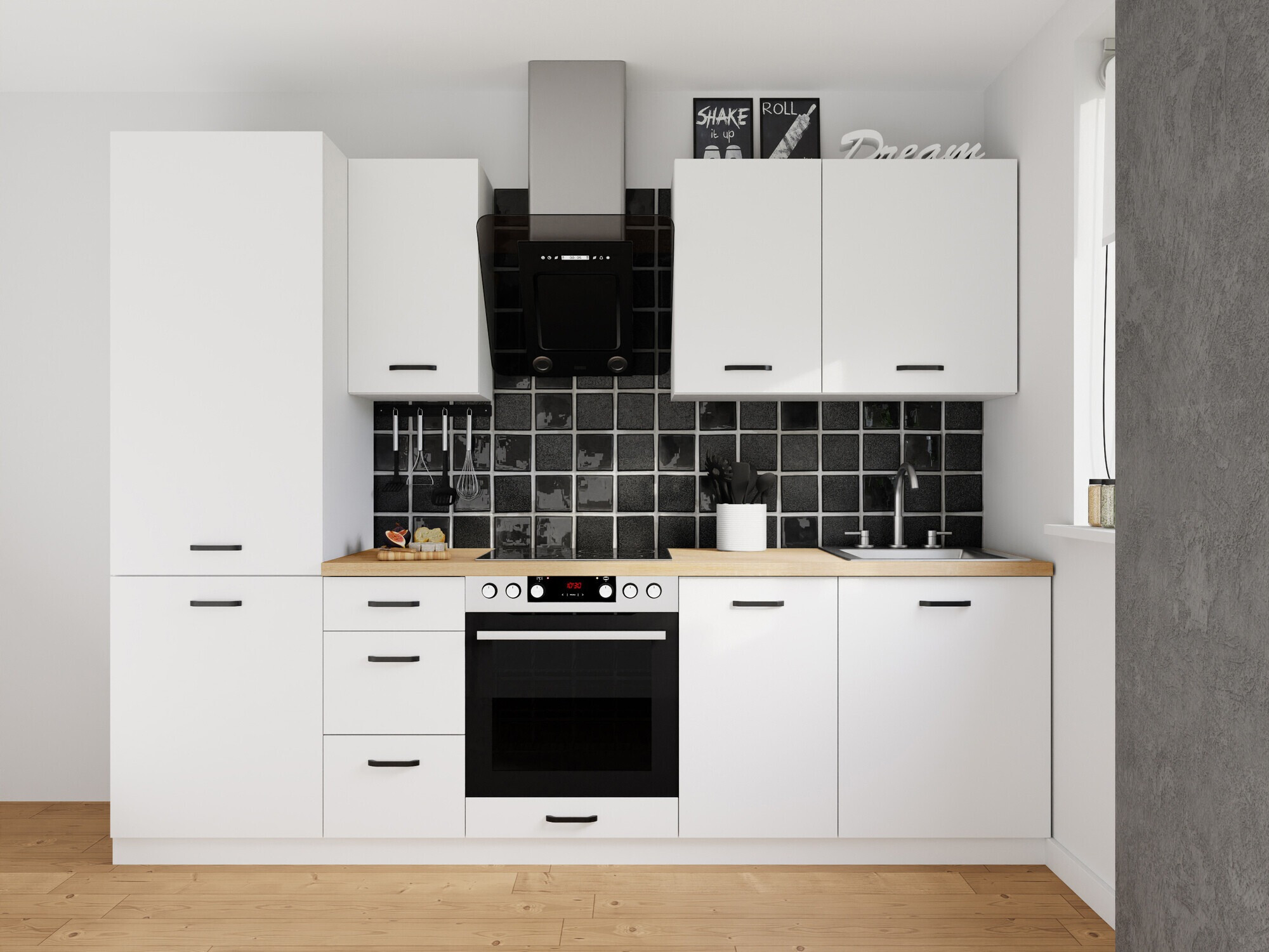 Moduļu virtuves komplekts Top White 167