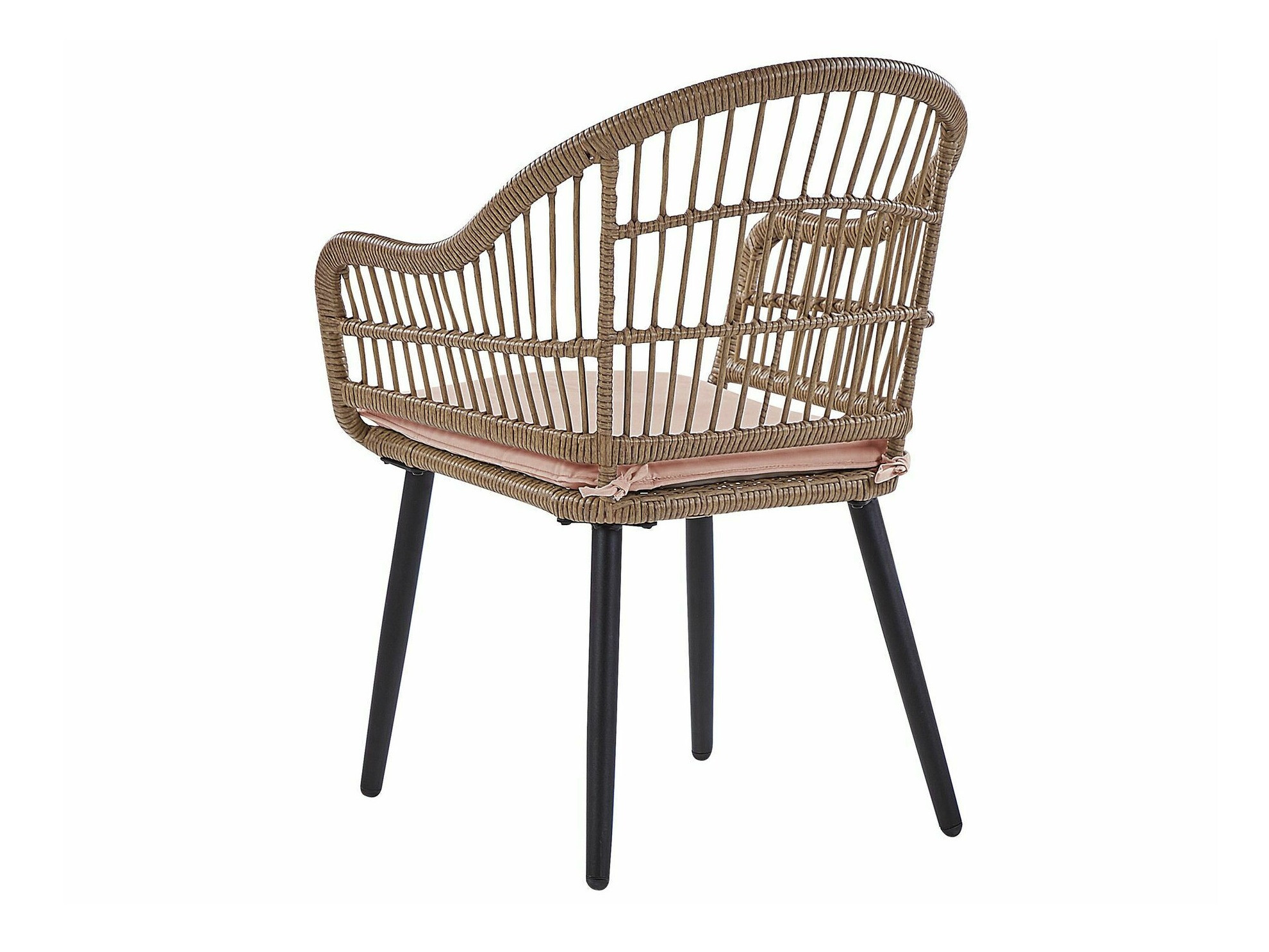 Galds un krēslu komplekts Berwyn 2515 (Tumši rozā)