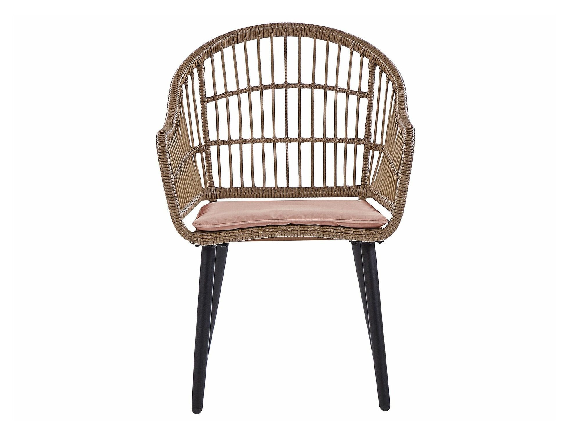 Galds un krēslu komplekts Berwyn 2515 (Tumši rozā)