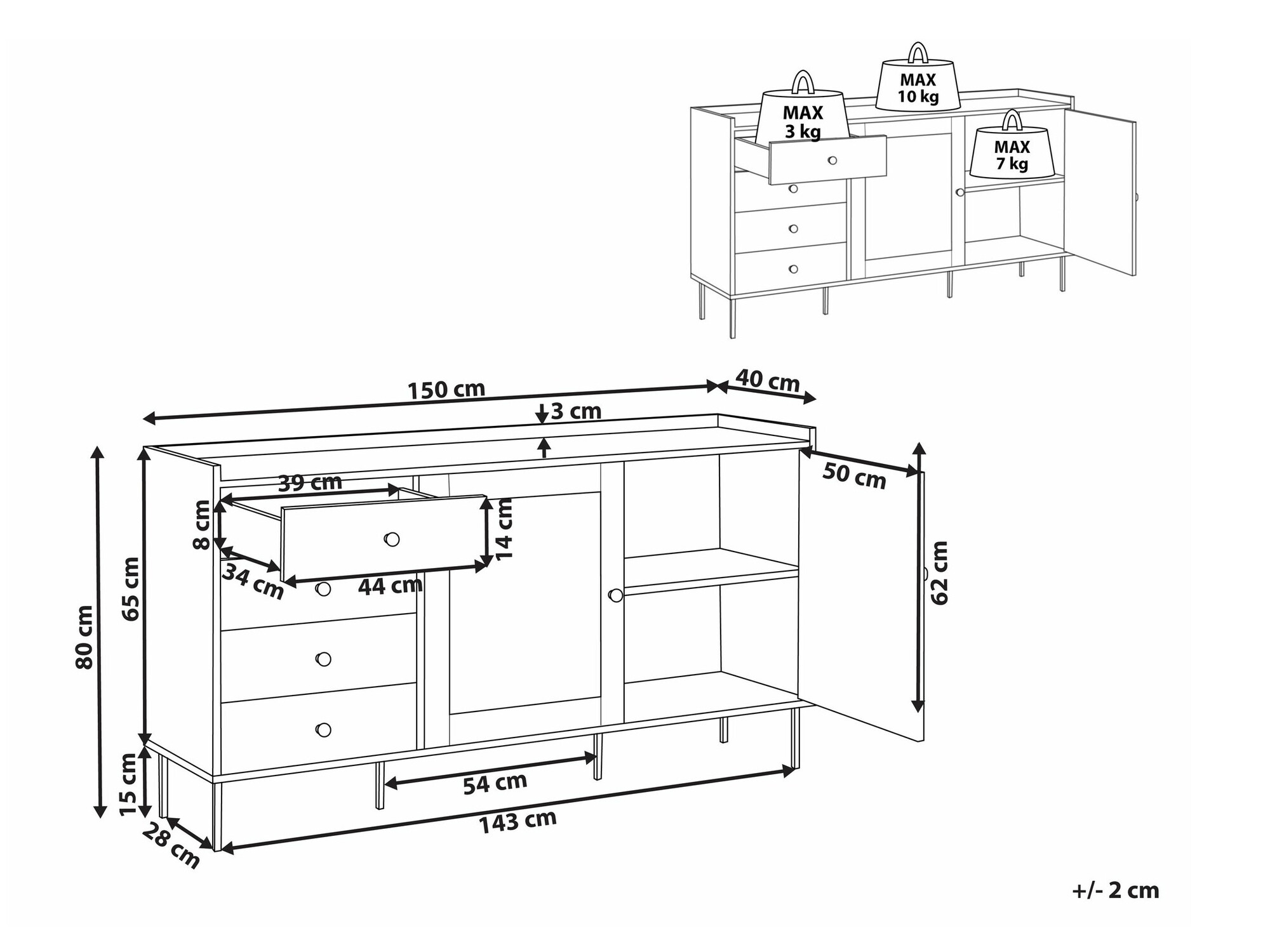 Kомод Berwyn 2517