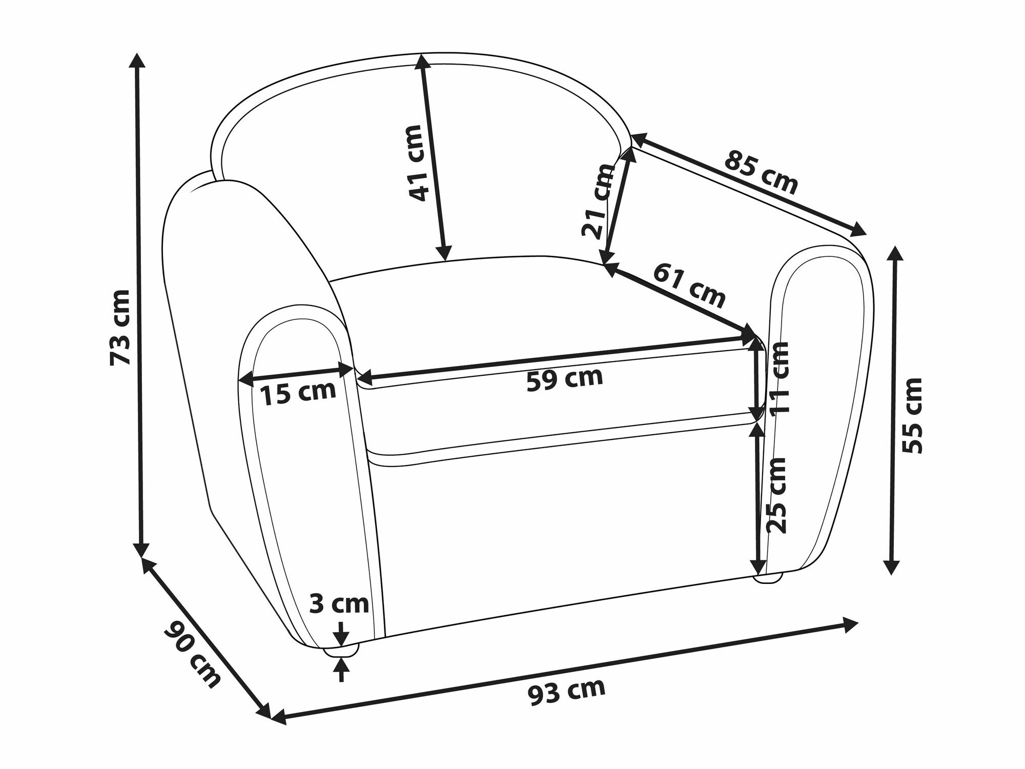 Krēsls Berwyn 2519 (Zaļš)