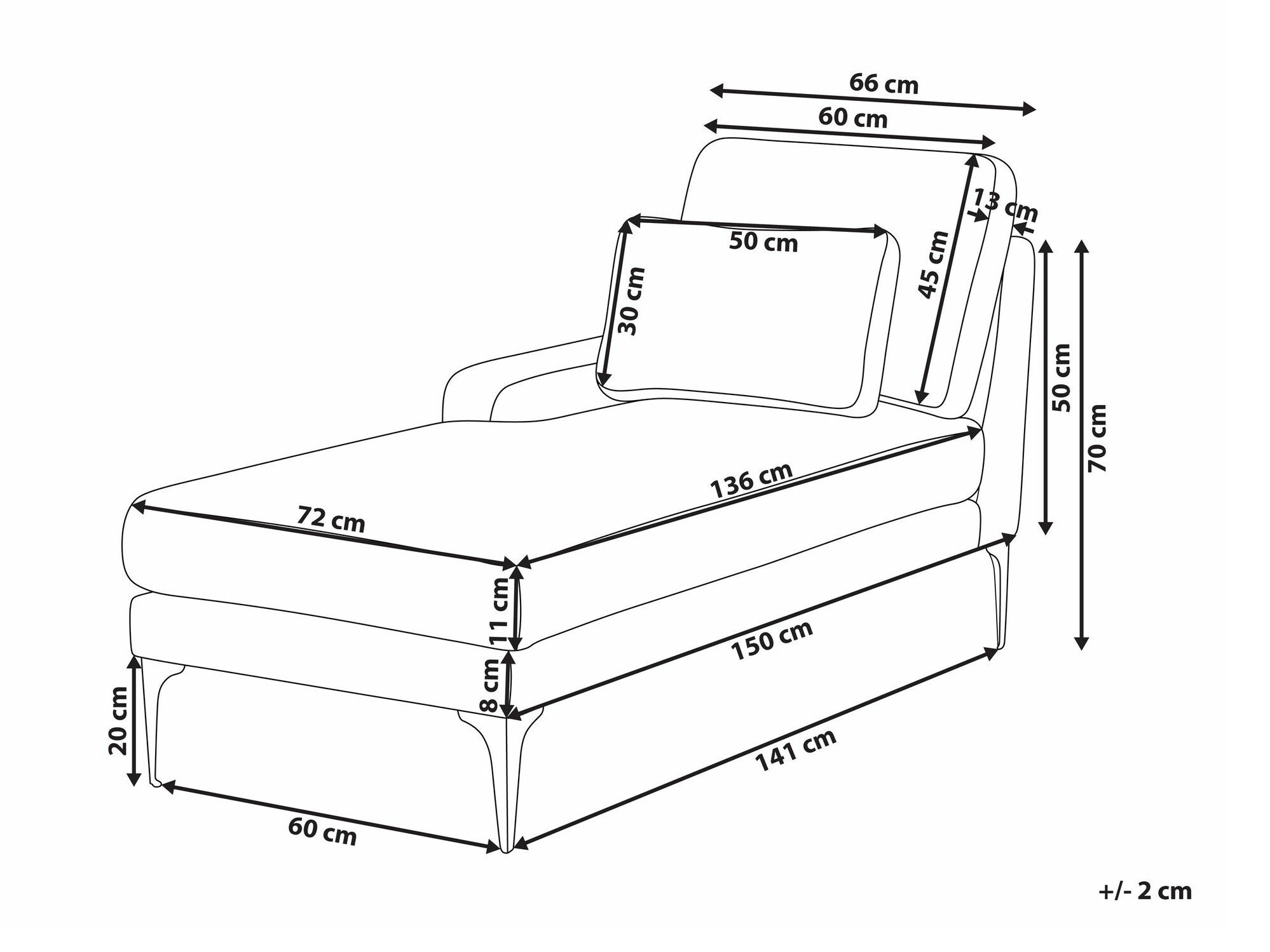 Kušete Berwyn 2518 (Gaiši brūns)