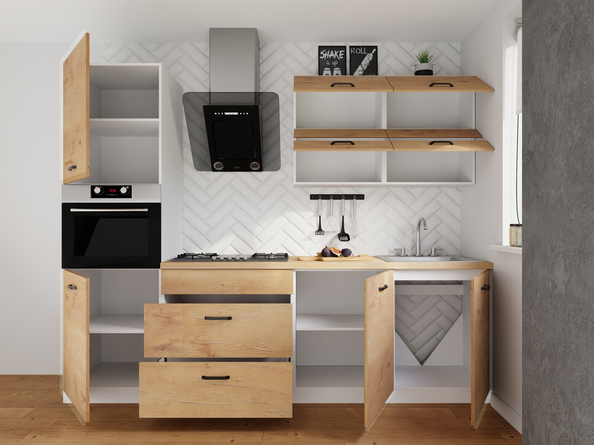 Модульный кухонный гарнитур Amper Lancelot 171