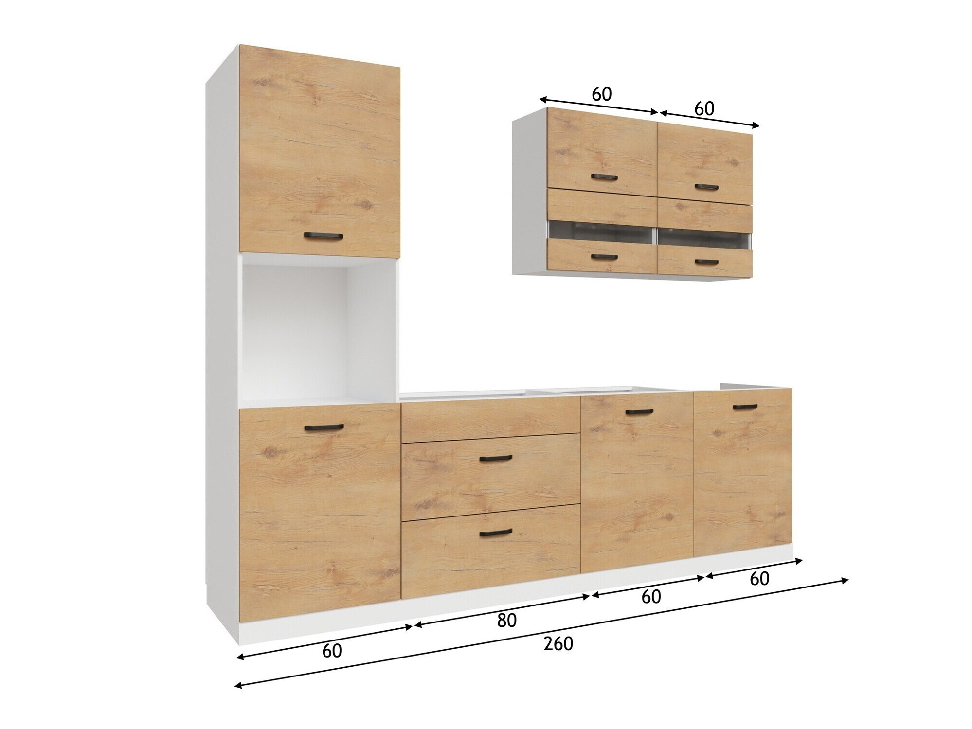 Moduļu virtuves komplekts Amper Lancelot 171