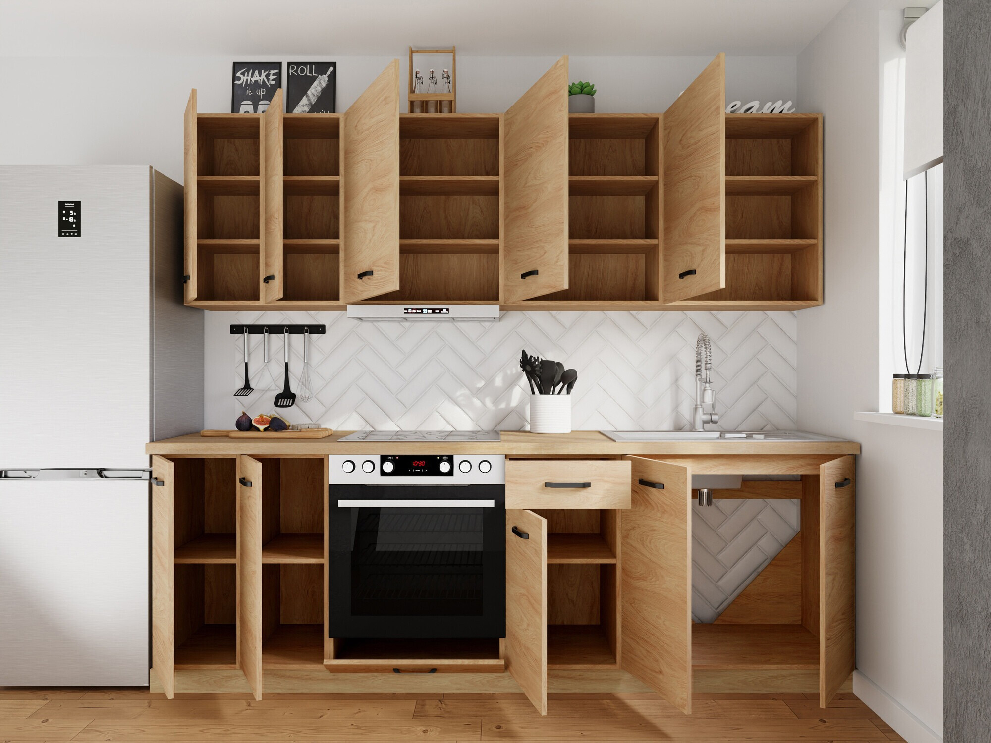 Moduļu virtuves komplekts Amper Lancelot 172